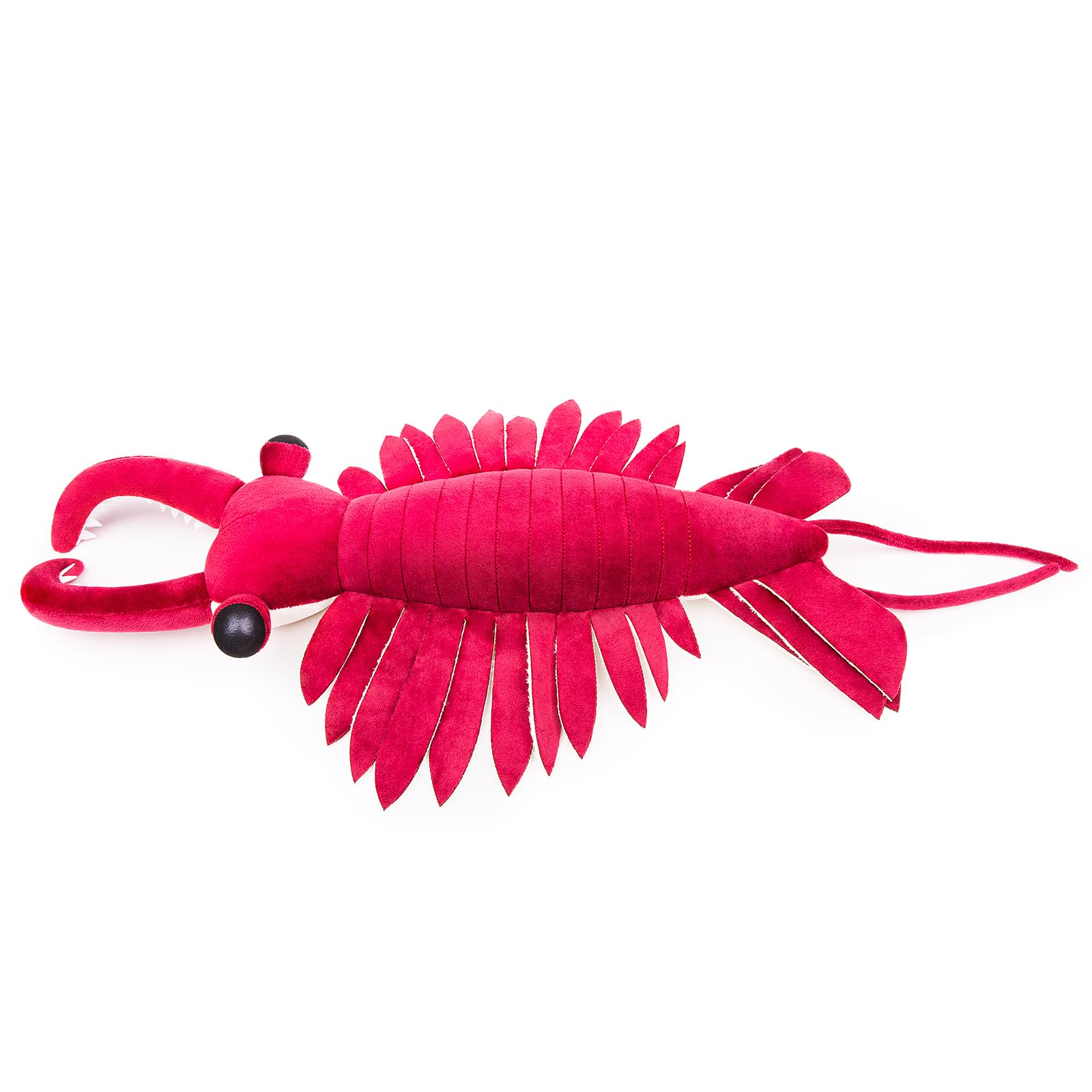 Realistic Anomalocaris Plush Toy - Lifelike 21" Purple Cambrian Ancient Organism Anomalocaris Shrimp Stuffed Animals