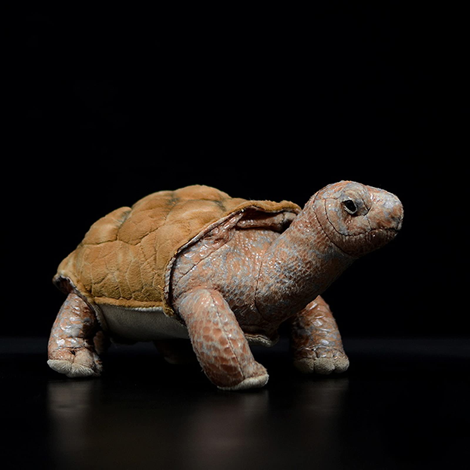 Simulation Turtle Stuffed Plush Toy, Lifelike Sea Creeping Animals Tortoise Rex Plushie Toys