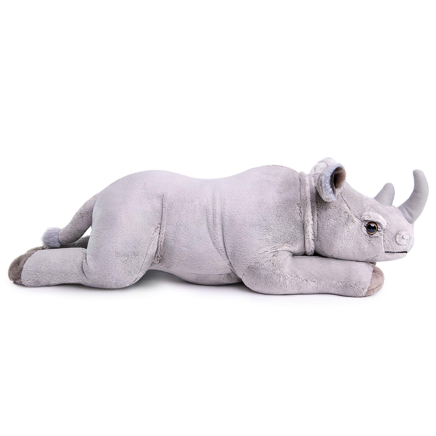 Rhino Plush, Realistic White Rhino Stuffed Animal
