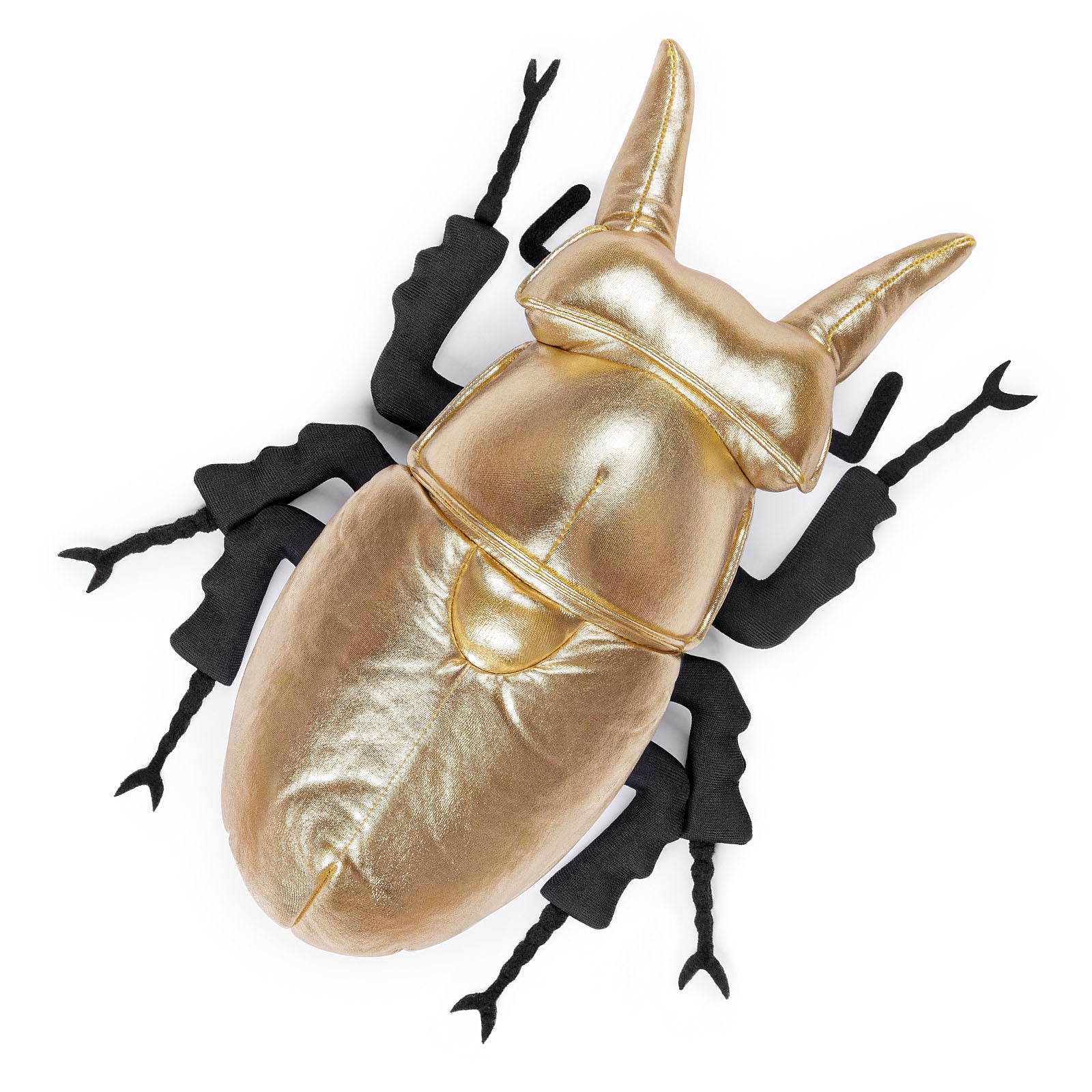 Simulation Golden Beetle plush toy, Realistic golden beetle stuffed animal Children's toys