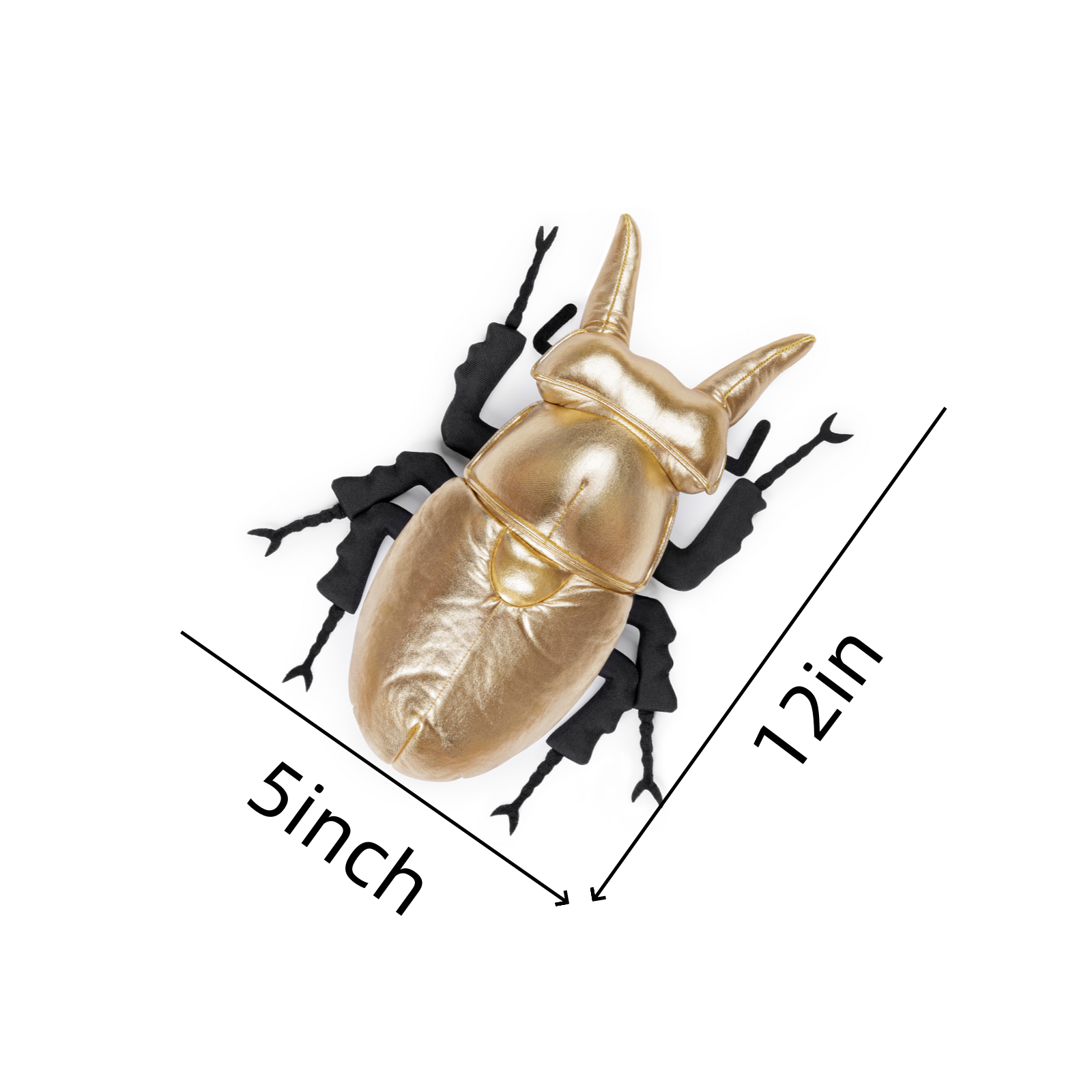 Simulation Golden Beetle plush toy, Realistic golden beetle stuffed animal Children's toys