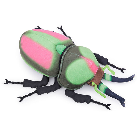 Simulation eines bunten Hirschkäfers als Plüschtier, 14 Zoll, realistisches, buntes Hirschkäfer-Plüschtier, Kinderspielzeug