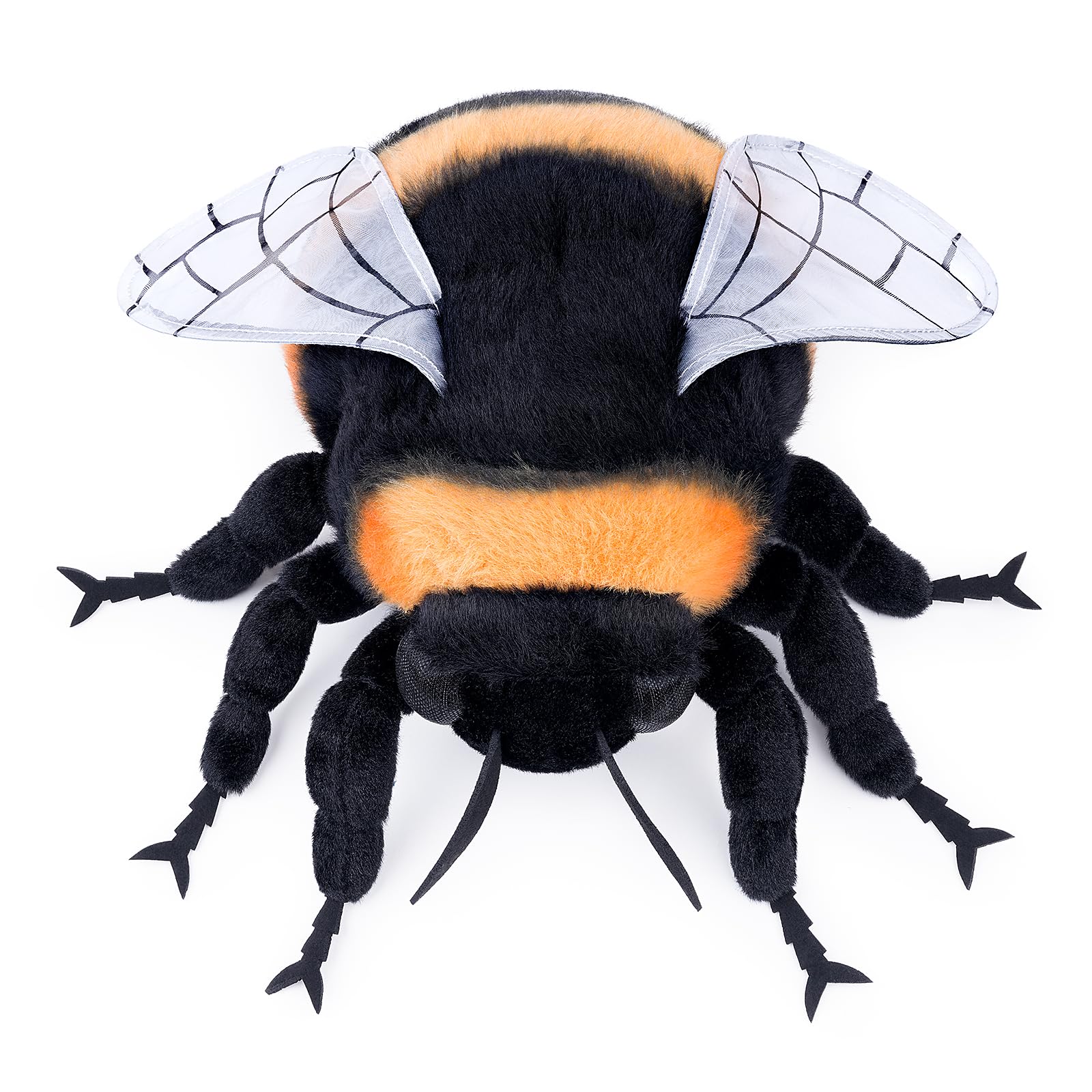 Bumblebee Plush Toy, Lifelike Bumblebee Stuffed Animals, Realistic Bumblebee Wings Toys