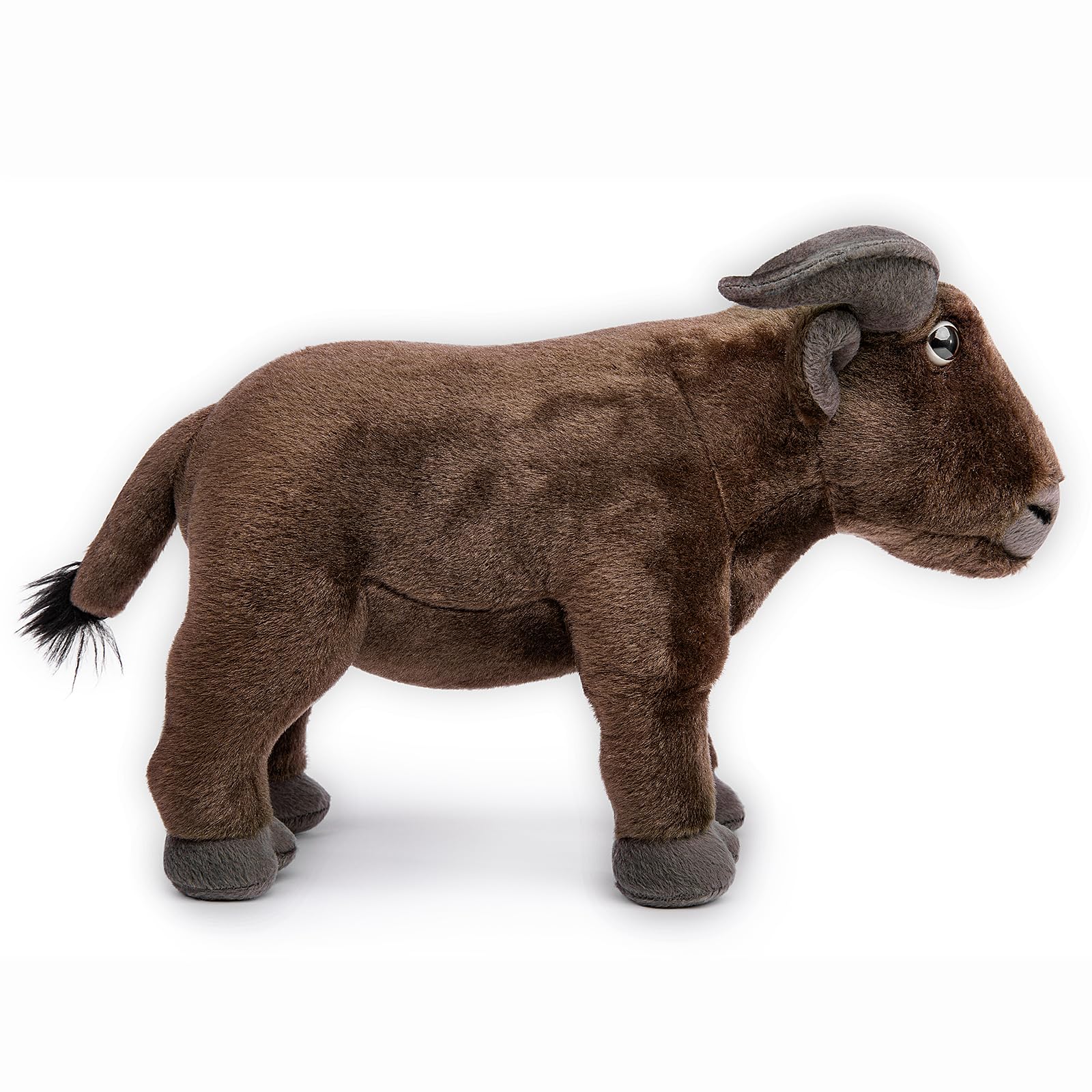 Buffalo Plush Toy, Realistic Buffalo Stuffed Animals, Soft Wild Animals Buffalo Stuffed Toys