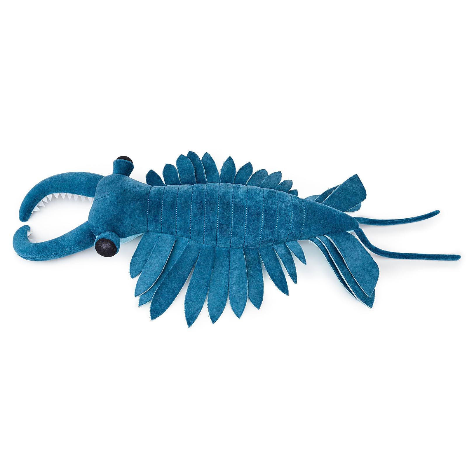 Realistic Anomalocaris Plush Toy - Lifelike 21" Purple Cambrian Ancient Organism Anomalocaris Shrimp Stuffed Animals