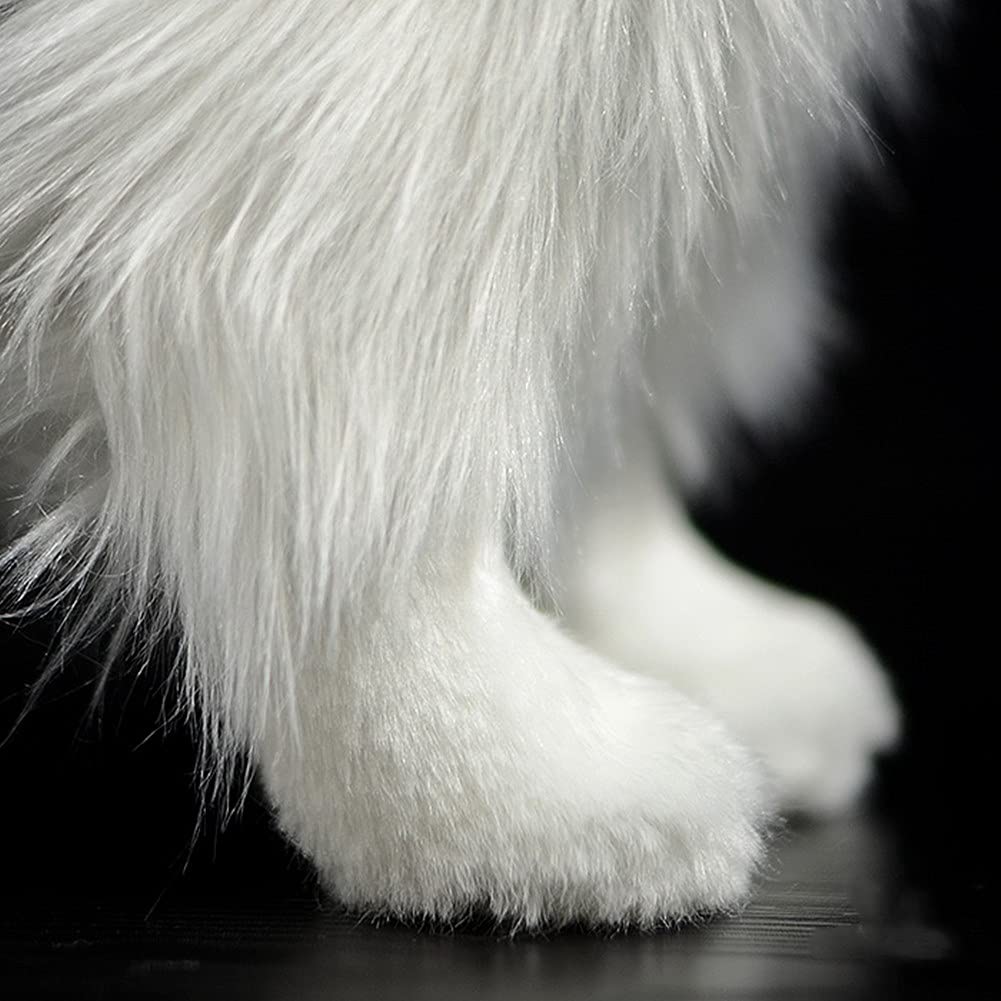 Simulation Border Collie Plush Toy, Standing Border Collie Puppy Dog Stuffed Animal