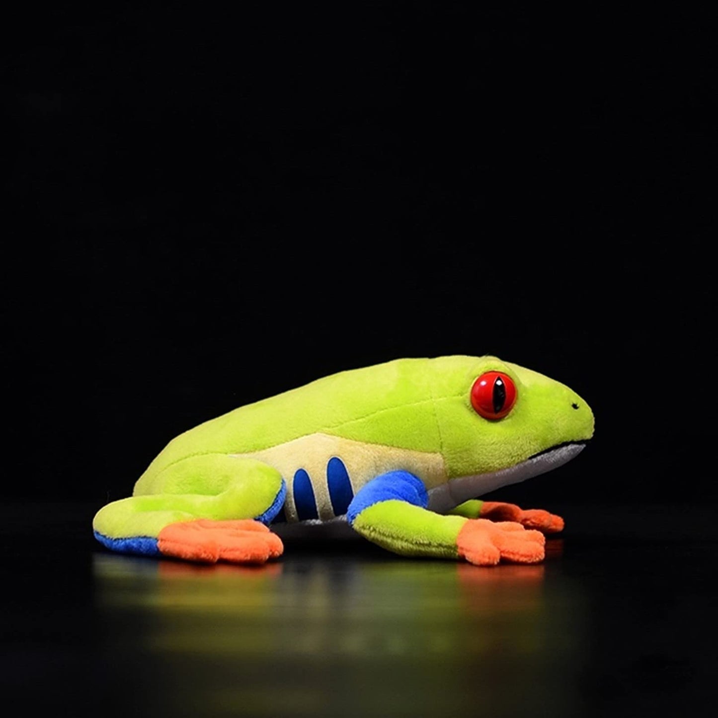 Red-Eyed Tree Frog Plush, Lifelike Tree Frog Stuffed Animal