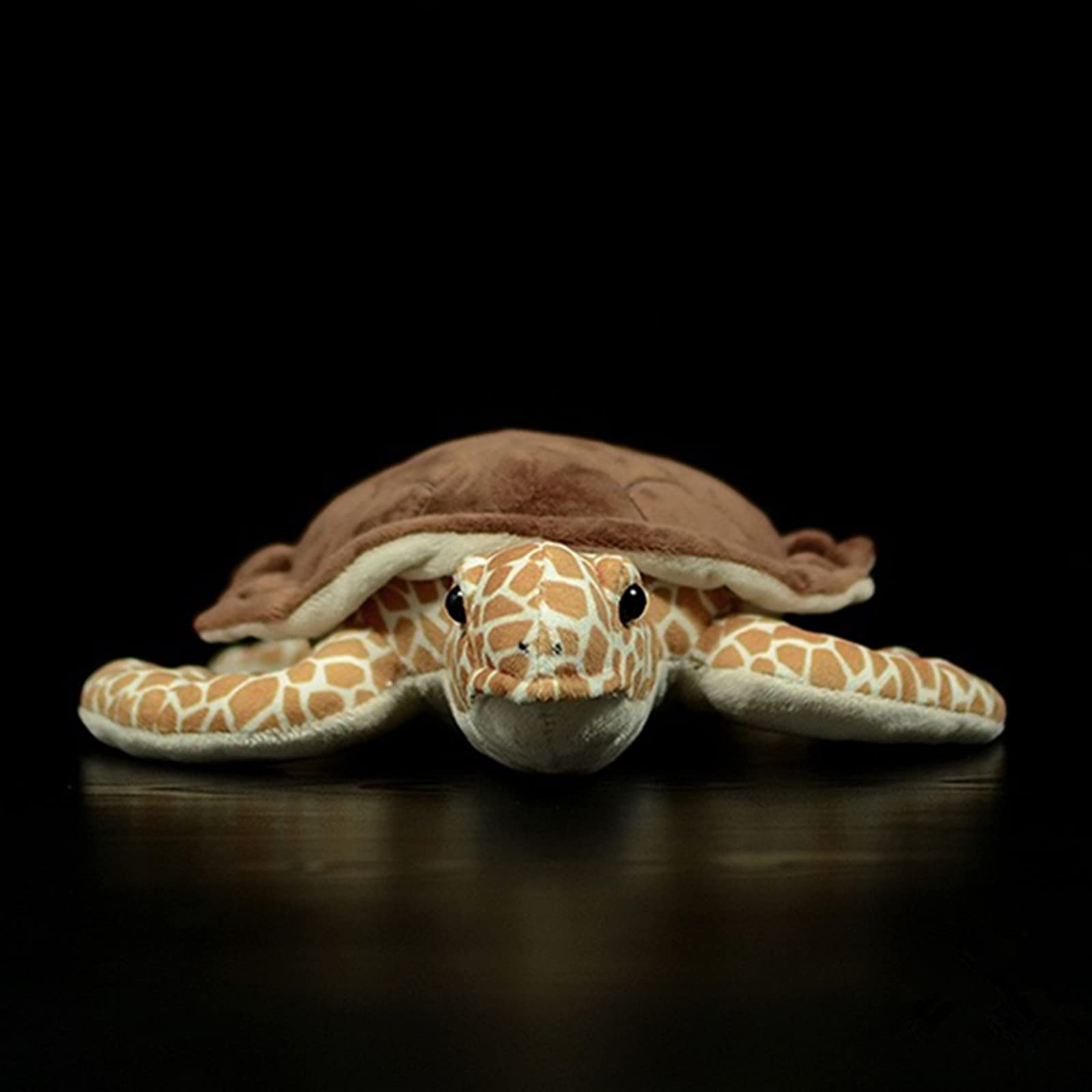 Simulation Turtle Stuffed Plush Toy, Lifelike Sea Creeping Animals Tortoise Rex Plushie Toys