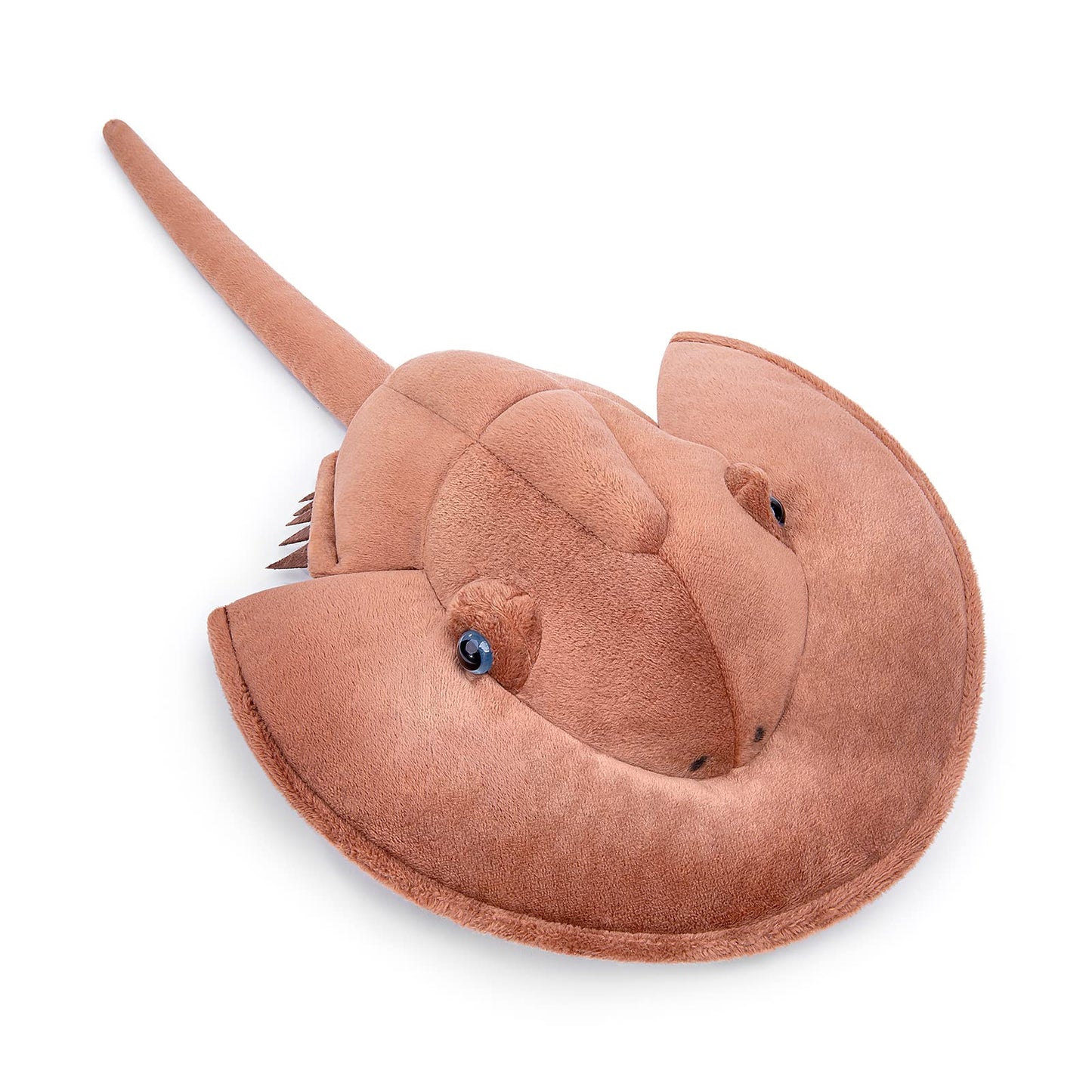Simulation Tri-Spine Horseshoe Crab Stuffed Plush Toy, Life Lifelike Sea Limulus Animals