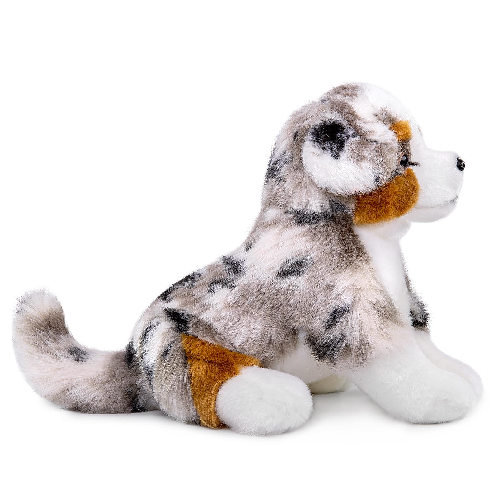 Simulation Border Collie Plush Toy, Standing Border Collie Puppy Dog Stuffed Animal