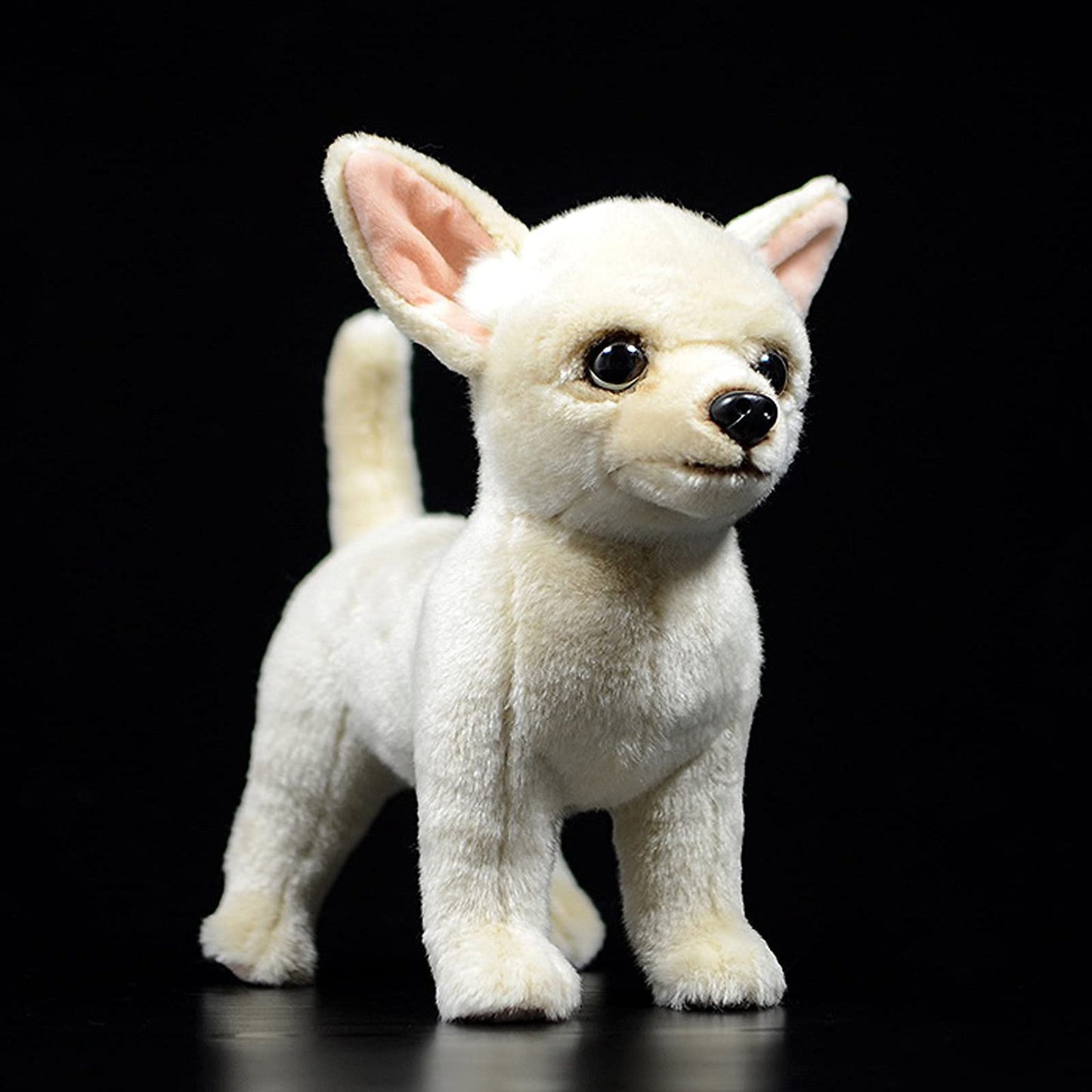 Simulation Chihuahua Dog Stuffed Animal, Cute Chihuahua Dog Plush Toy