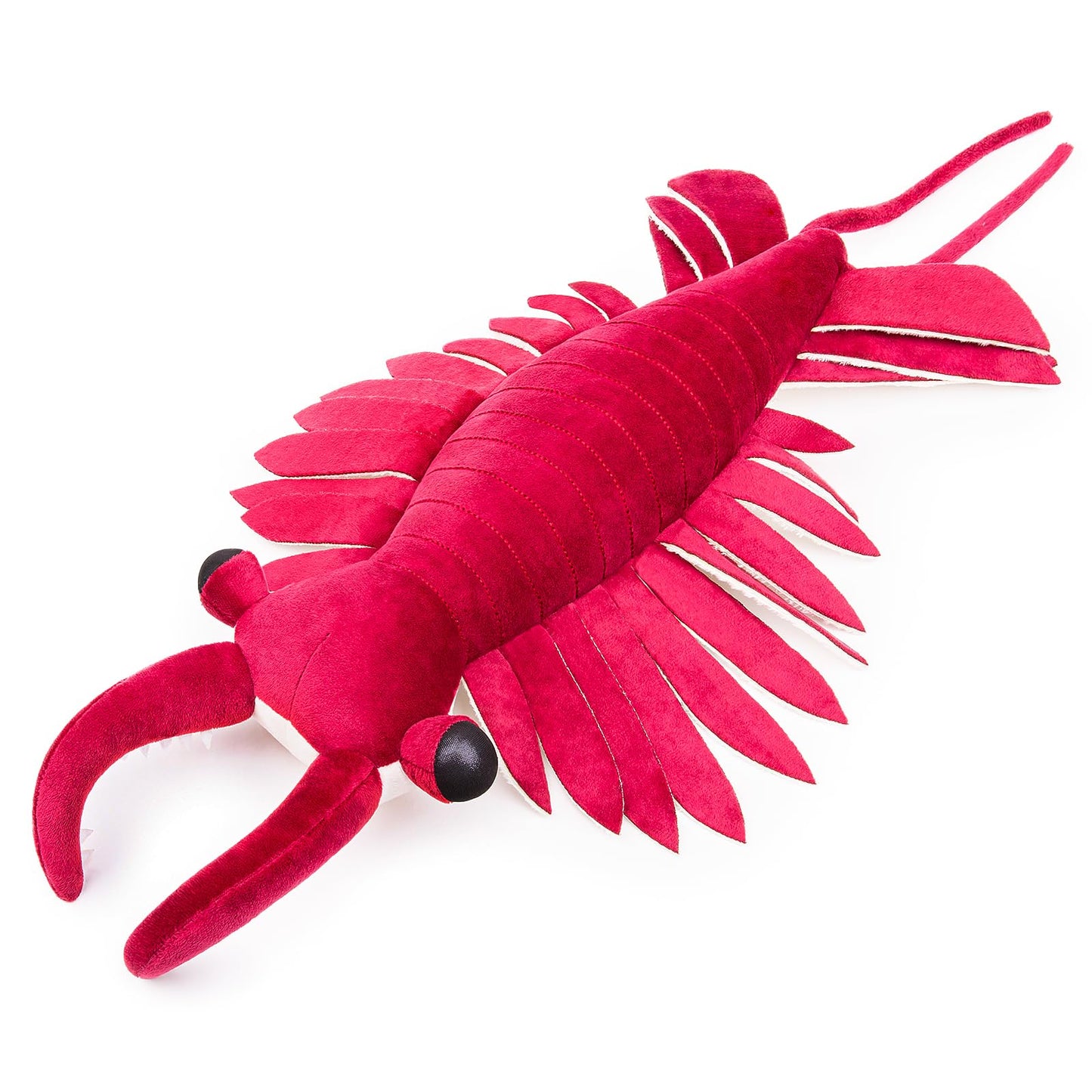 Realistic Anomalocaris Plush Toy - Lifelike 21" Purple Cambrian Ancient Organism Anomalocaris Shrimp Stuffed Animals