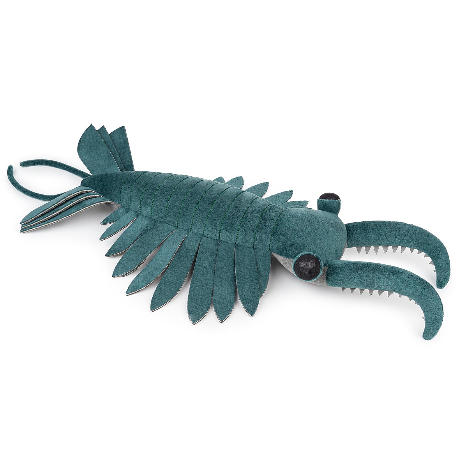 Realistic Anomalocaris Plush Toy - Lifelike 21" Purple Cambrian Ancient Organism Anomalocaris Shrimp Stuffed Animals