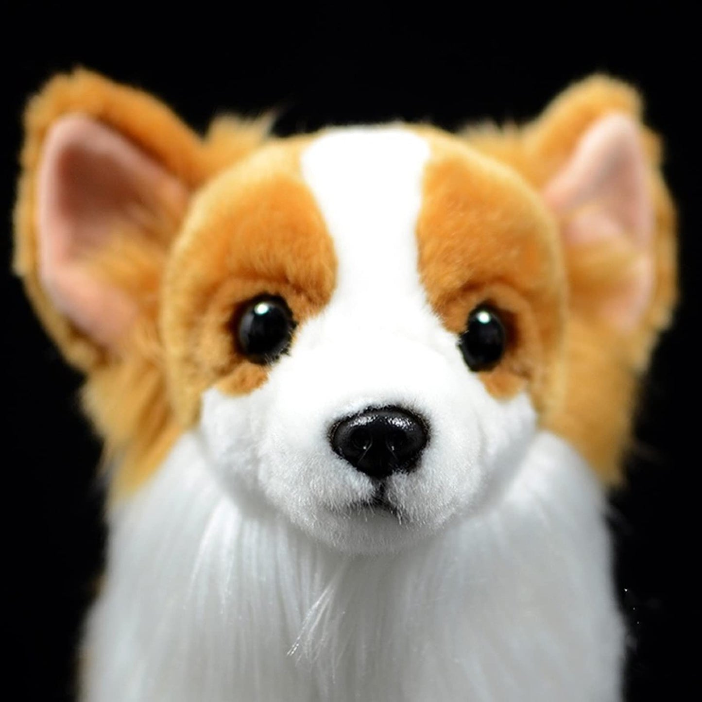Simulation Pomeranian Plush Toy, Realistic Standing Pomeranian Pet Dog Stuffed Animal Cute Dog Puppy Model Toy