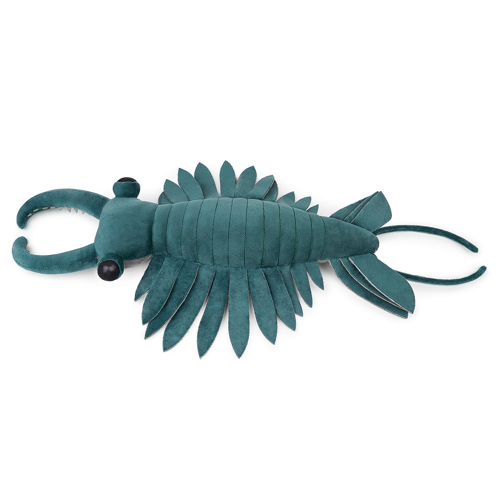 Realistic Anomalocaris Plush Toy - Lifelike 21" Purple Cambrian Ancient Organism Anomalocaris Shrimp Stuffed Animals