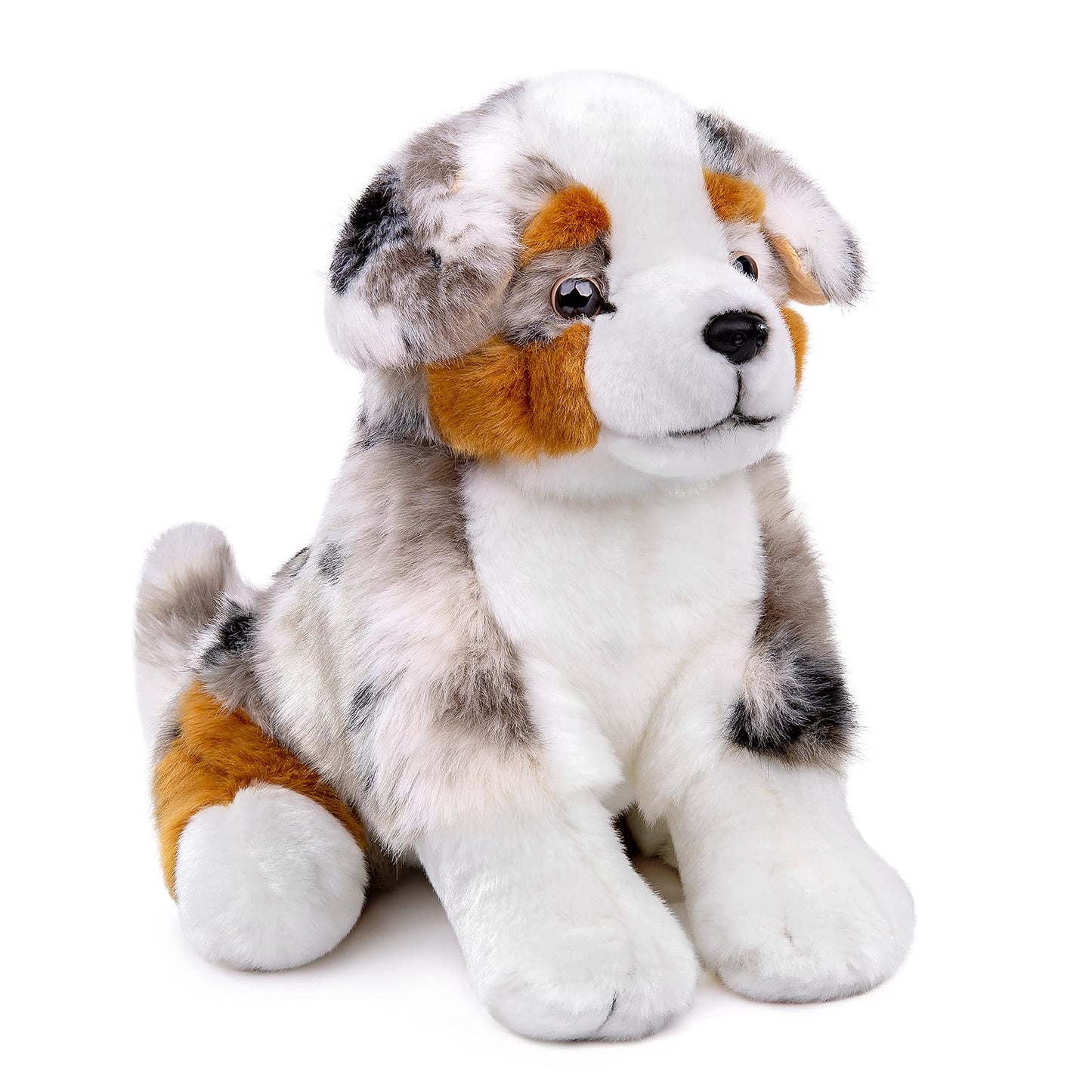 Simulation Border Collie Plush Toy, Standing Border Collie Puppy Dog Stuffed Animal