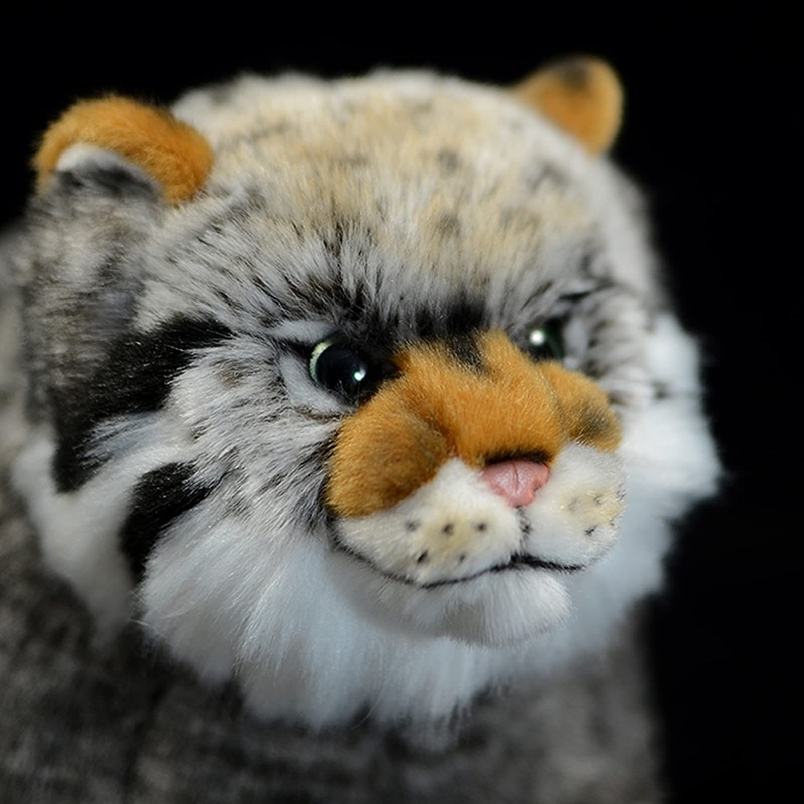 Pallas Cat Plush Toy, Simulation Soft Realistic Gray Pallas's Cat Stuffed Animals