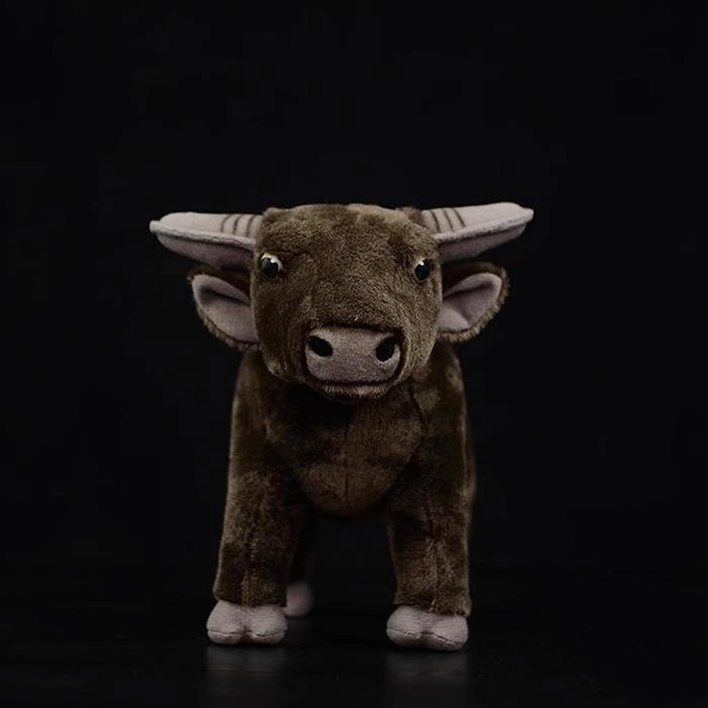 Buffalo Plush Toy, Realistic Buffalo Stuffed Animals, Soft Wild Animals Buffalo Stuffed Toys