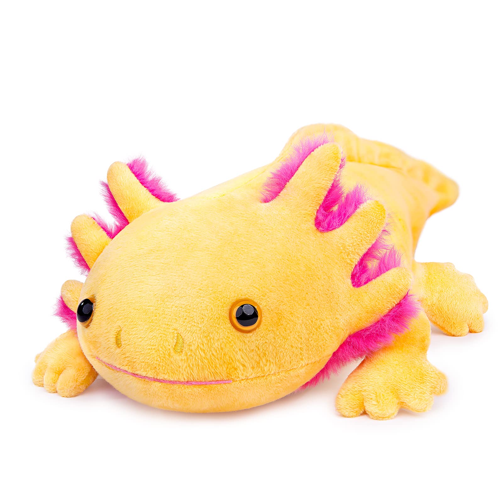 Axolotl Plush - Axolotl Stuffed Animal, Realistic Cute Ambystoma Creepy Amphibians Plush Toys
