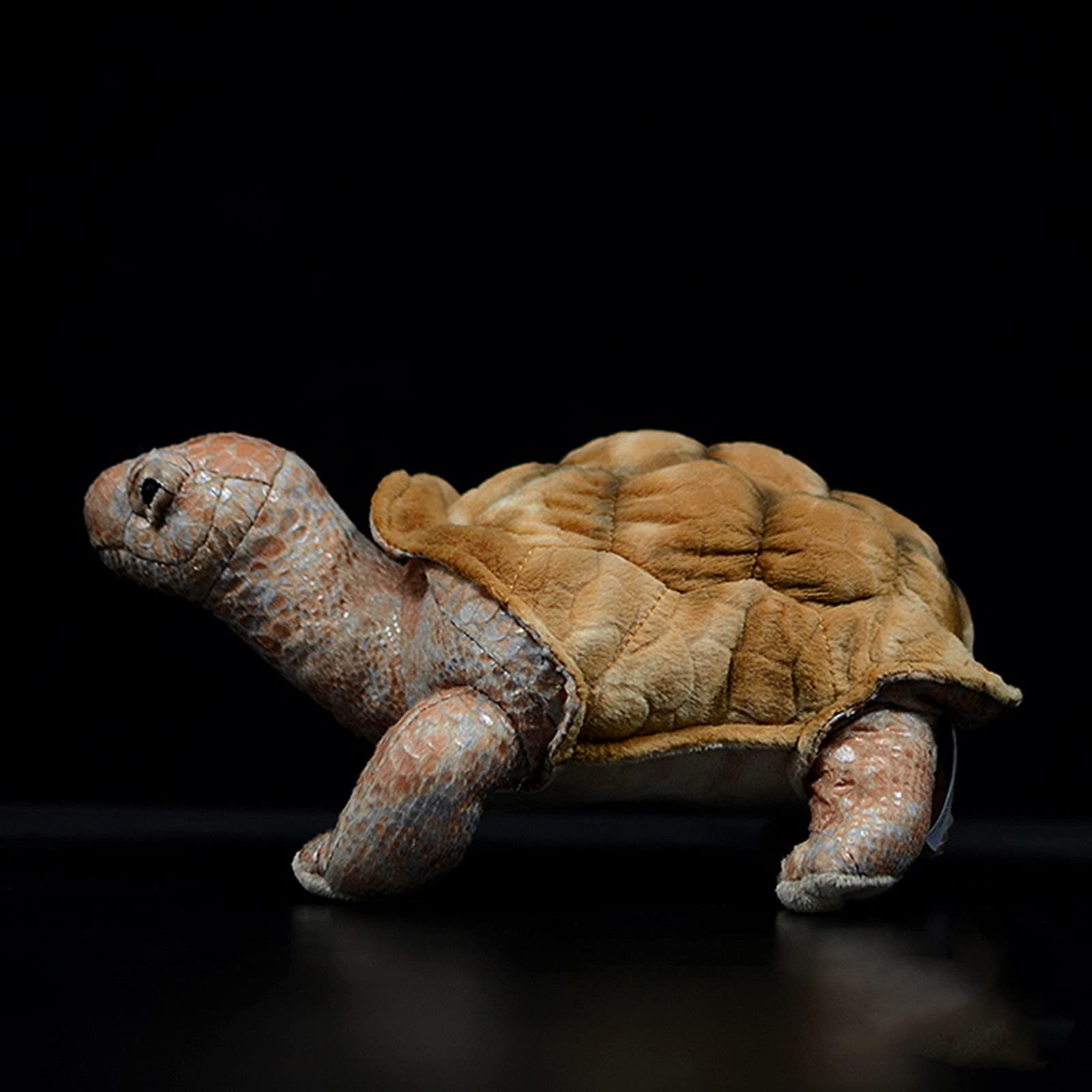 Simulation Turtle Stuffed Plush Toy, Lifelike Sea Creeping Animals Tortoise Rex Plushie Toys