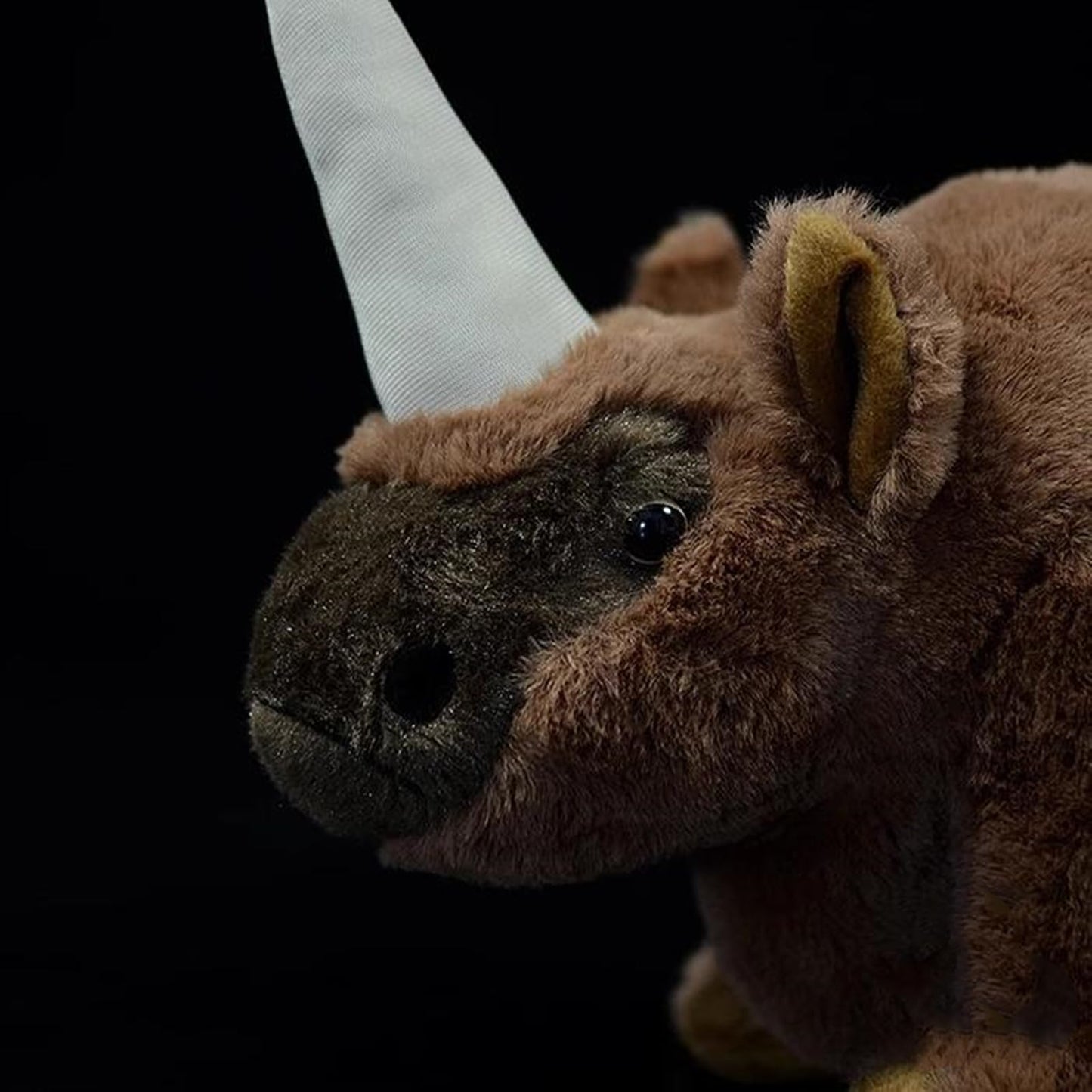 Elasmotherium Plush Toy, Realistic Brown Rhino Stuffed Animals