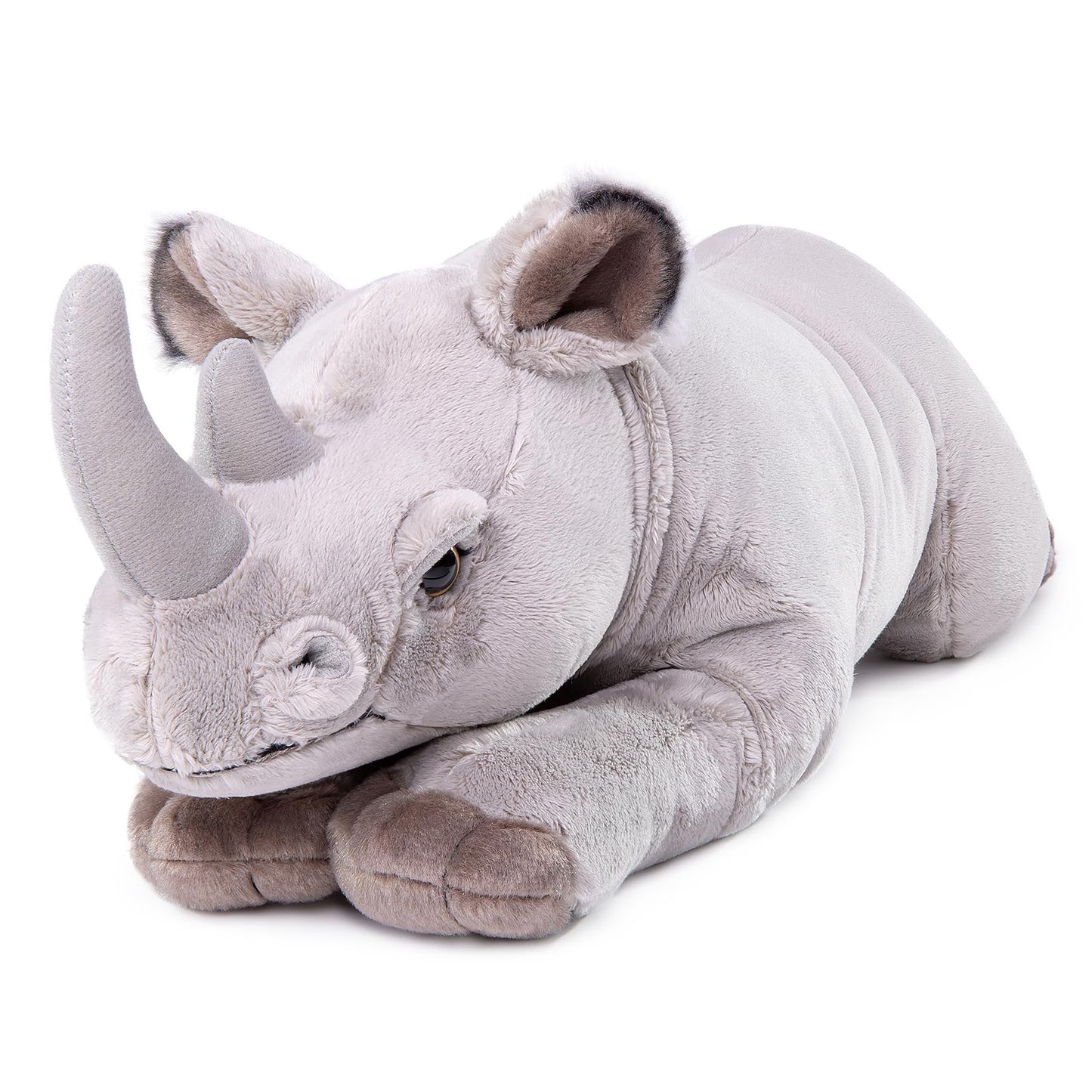 Rhino Plush, Realistic White Rhino Stuffed Animal