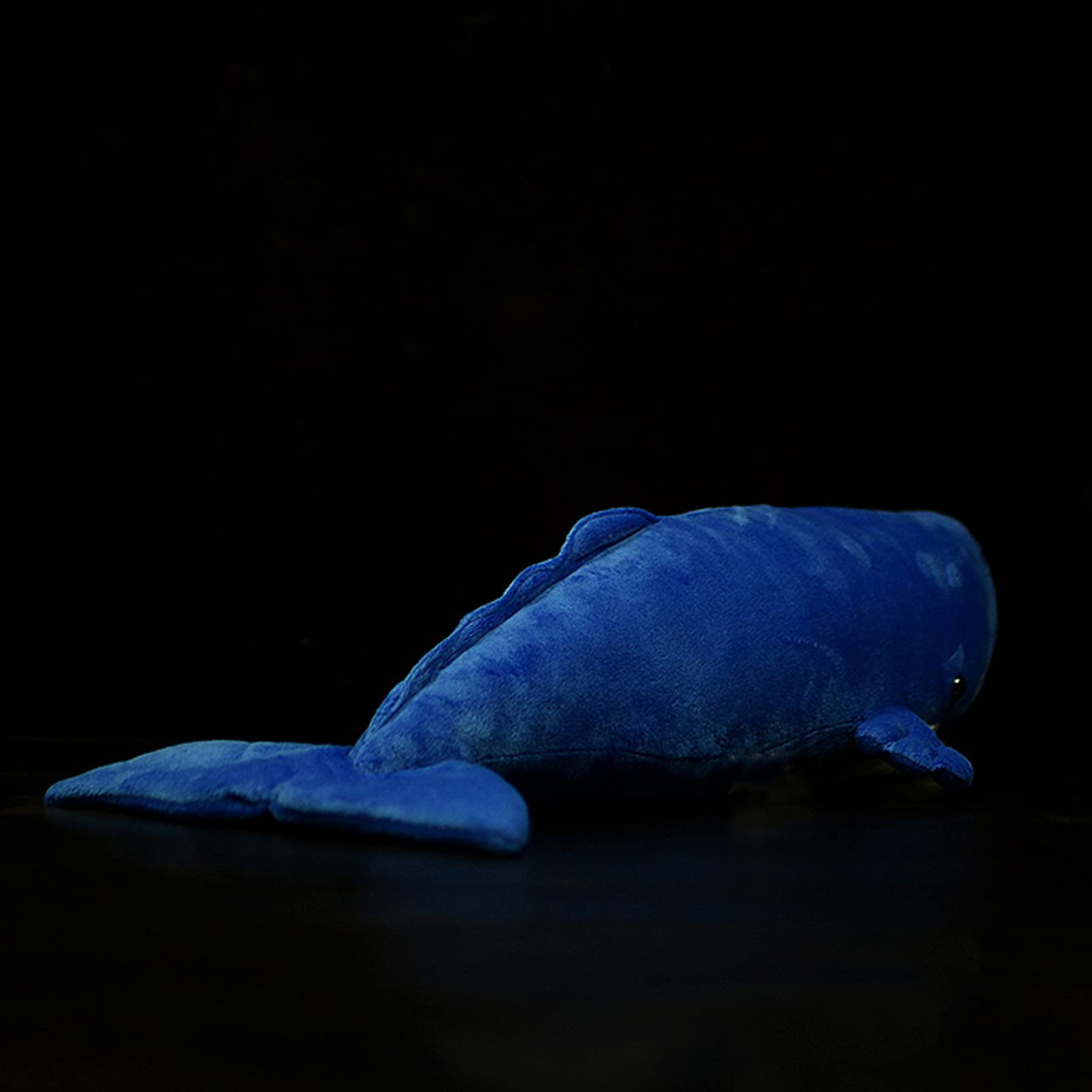 Realistic Sperm Whale Plush Toy, Blue Long Lifelike Sperm Whale Stuffed Toys