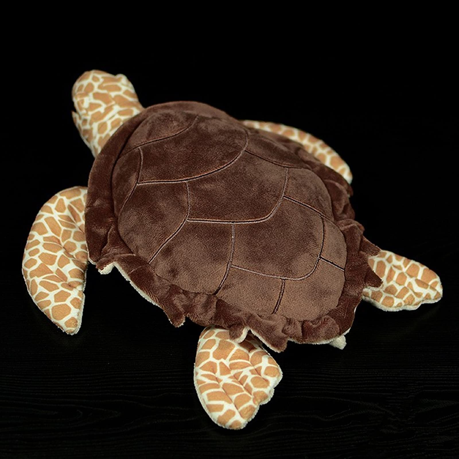 Simulation Turtle Stuffed Plush Toy, Lifelike Sea Creeping Animals Tortoise Rex Plushie Toys