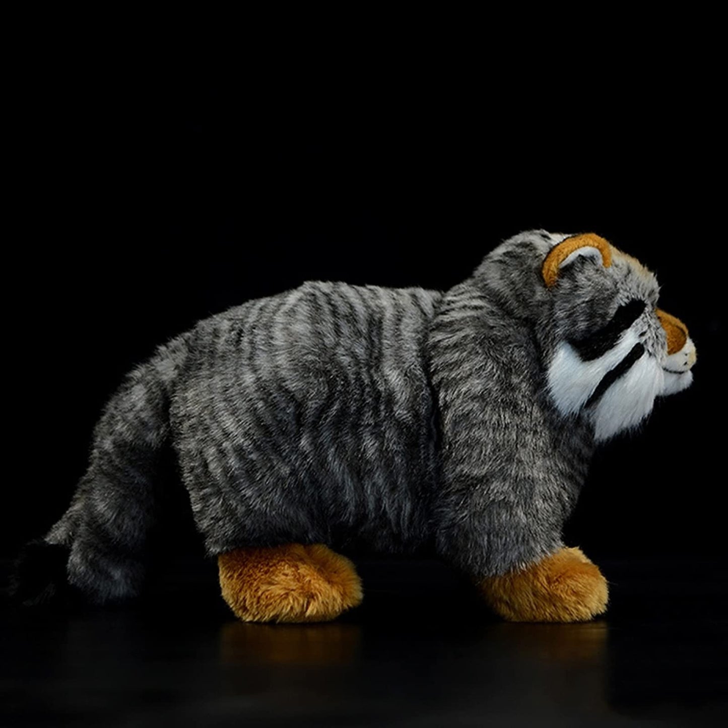 Pallas Cat Plush Toy, Simulation Soft Realistic Gray Pallas's Cat Stuffed Animals