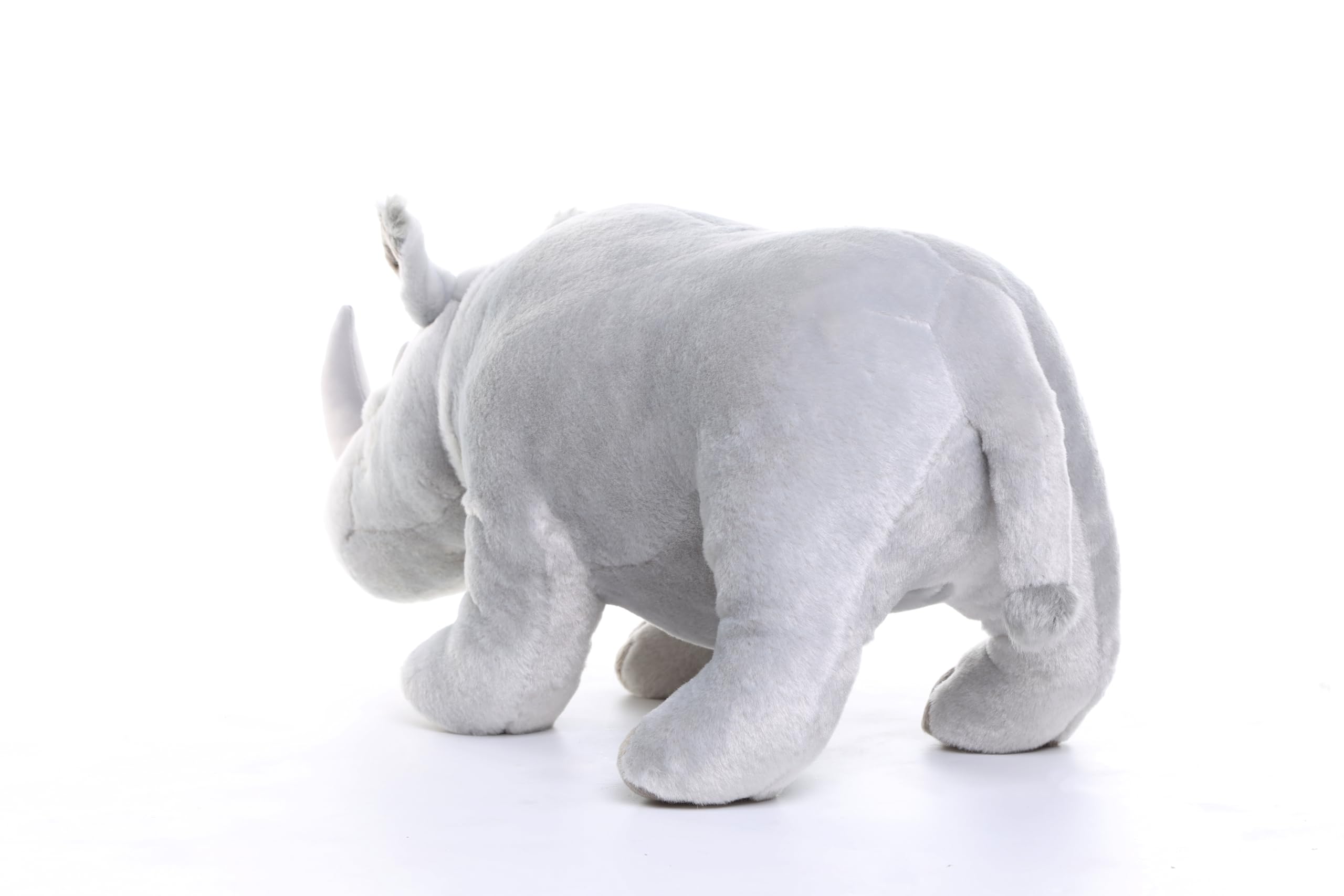 Rhino Plush, Realistic White Rhino Stuffed Animal