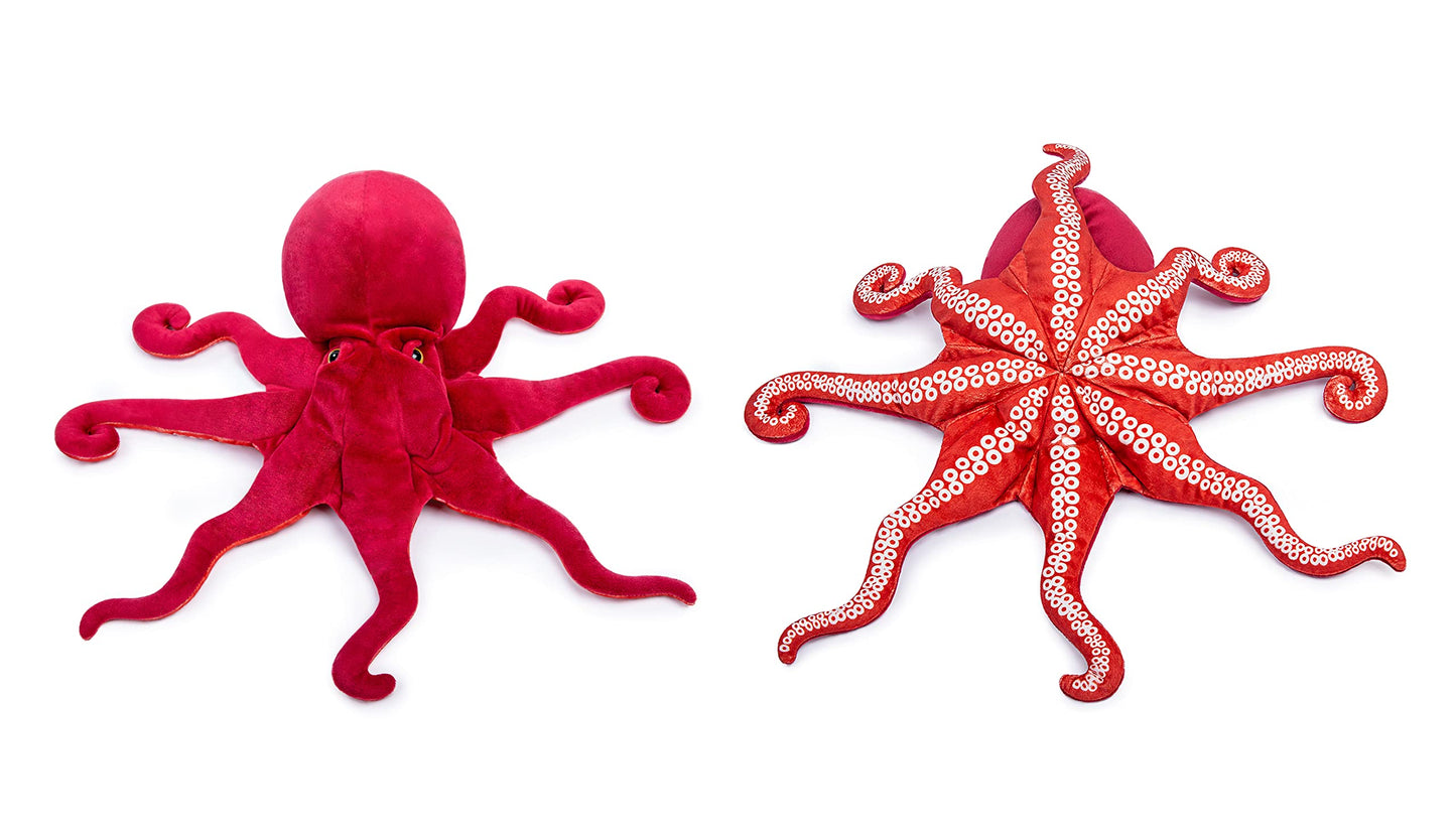 Simulation Oktopus Plüschtier, weiches echtes Oktopus Stofftier Spielzeug