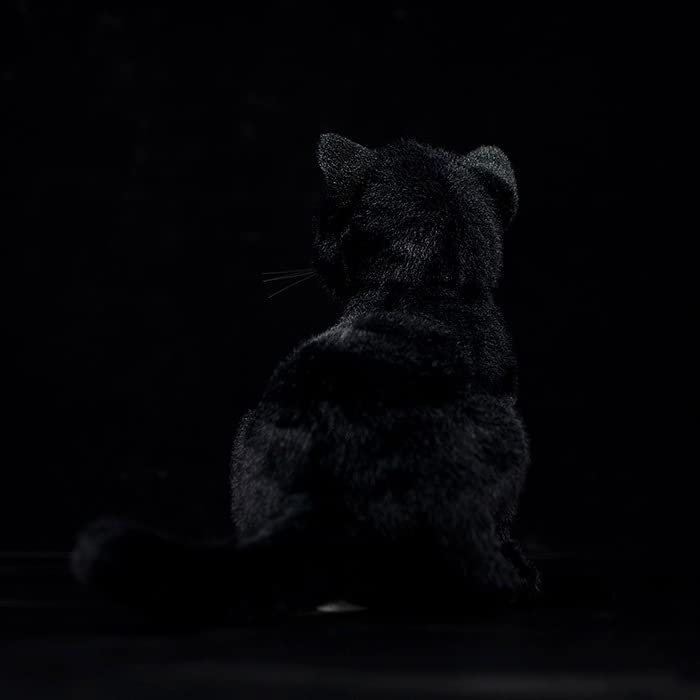 Black Cat Plush, Simulation Black Cat Stuffed Animal, Cute Plush Toy Pet Cat