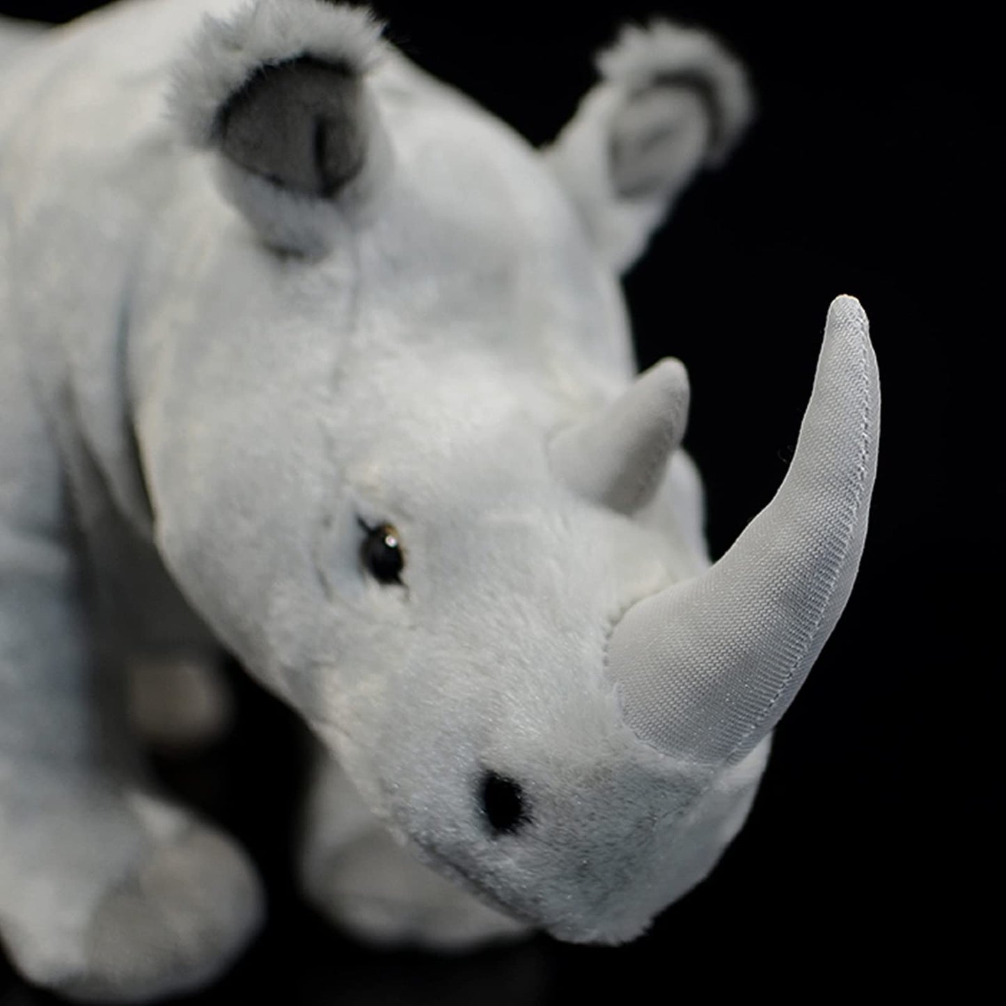Rhino Plush, Realistic White Rhino Stuffed Animal