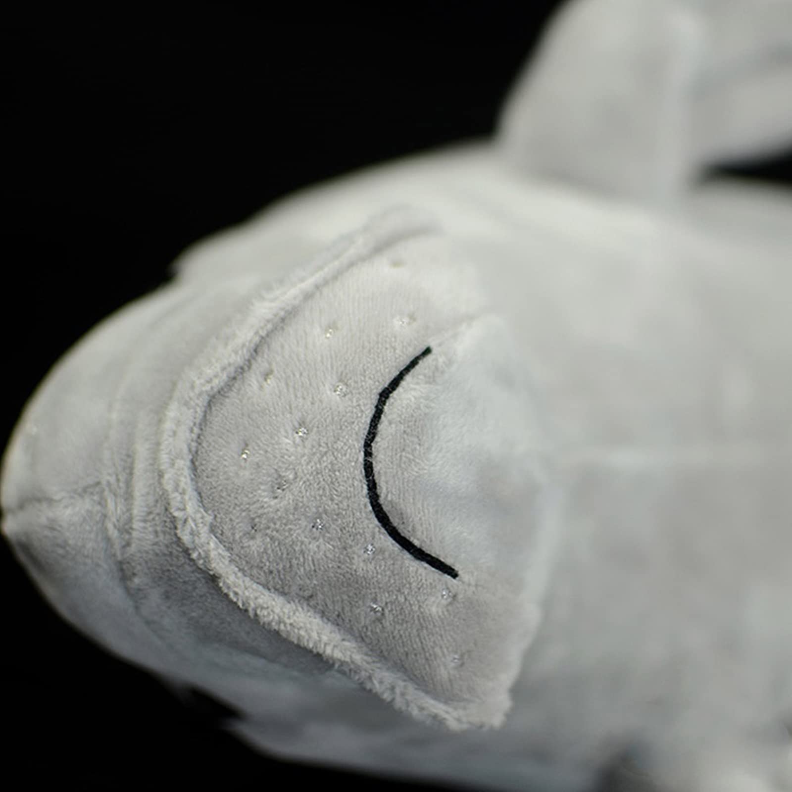 Simulation Manatee Plush Toy, Gray Long Lifelike Dugong Stuffed Toys