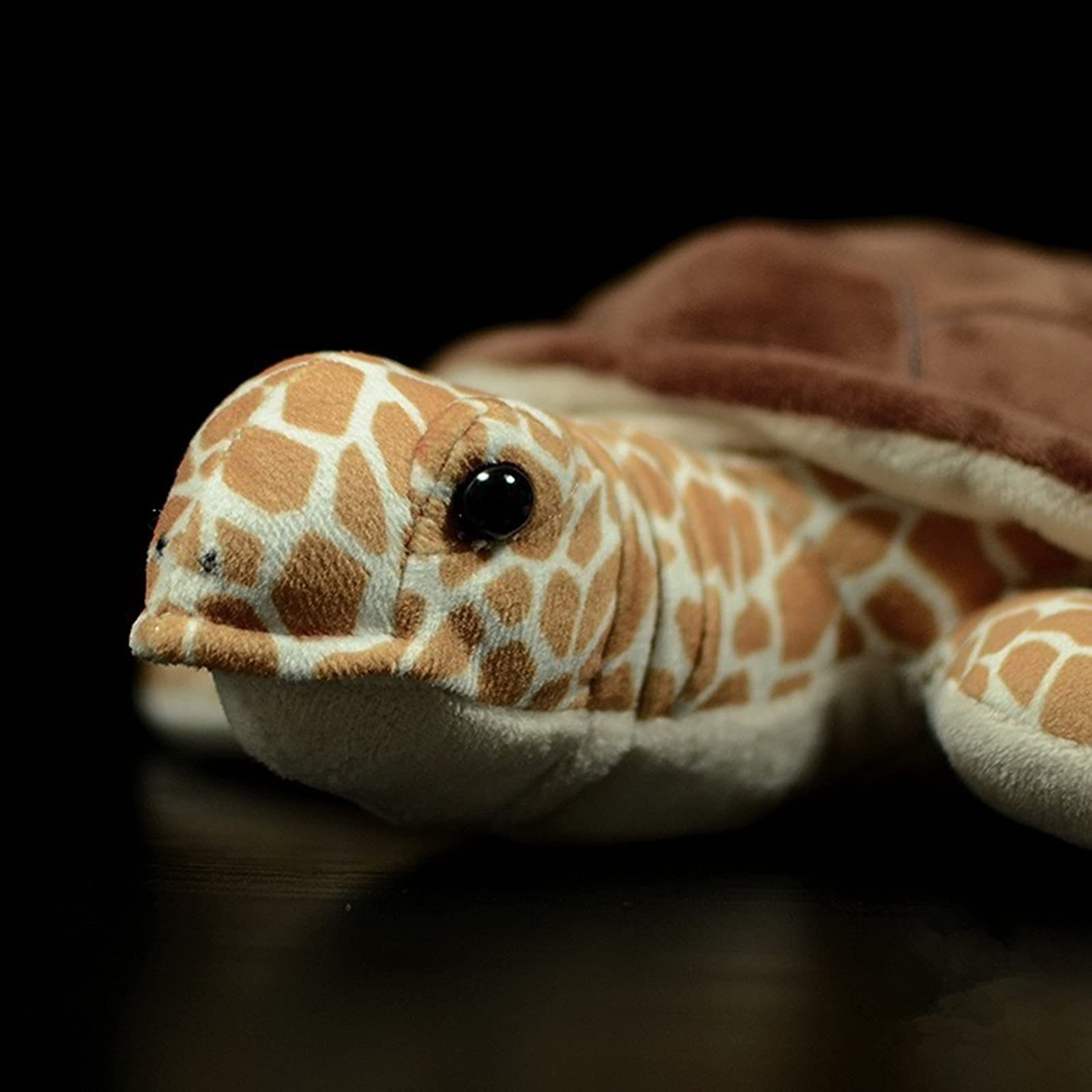 Simulation Turtle Stuffed Plush Toy, Lifelike Sea Creeping Animals Tortoise Rex Plushie Toys