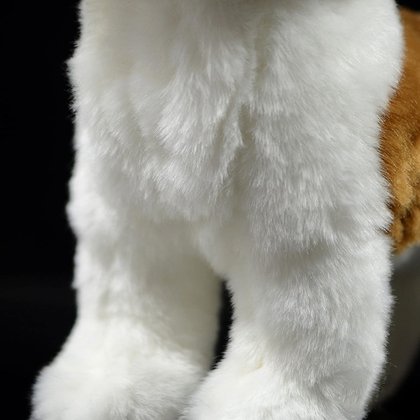 Simulation Saint Bernard Dog Plush Toy, Soft Saint Bernard Pet Dog Stuffed Animal toy