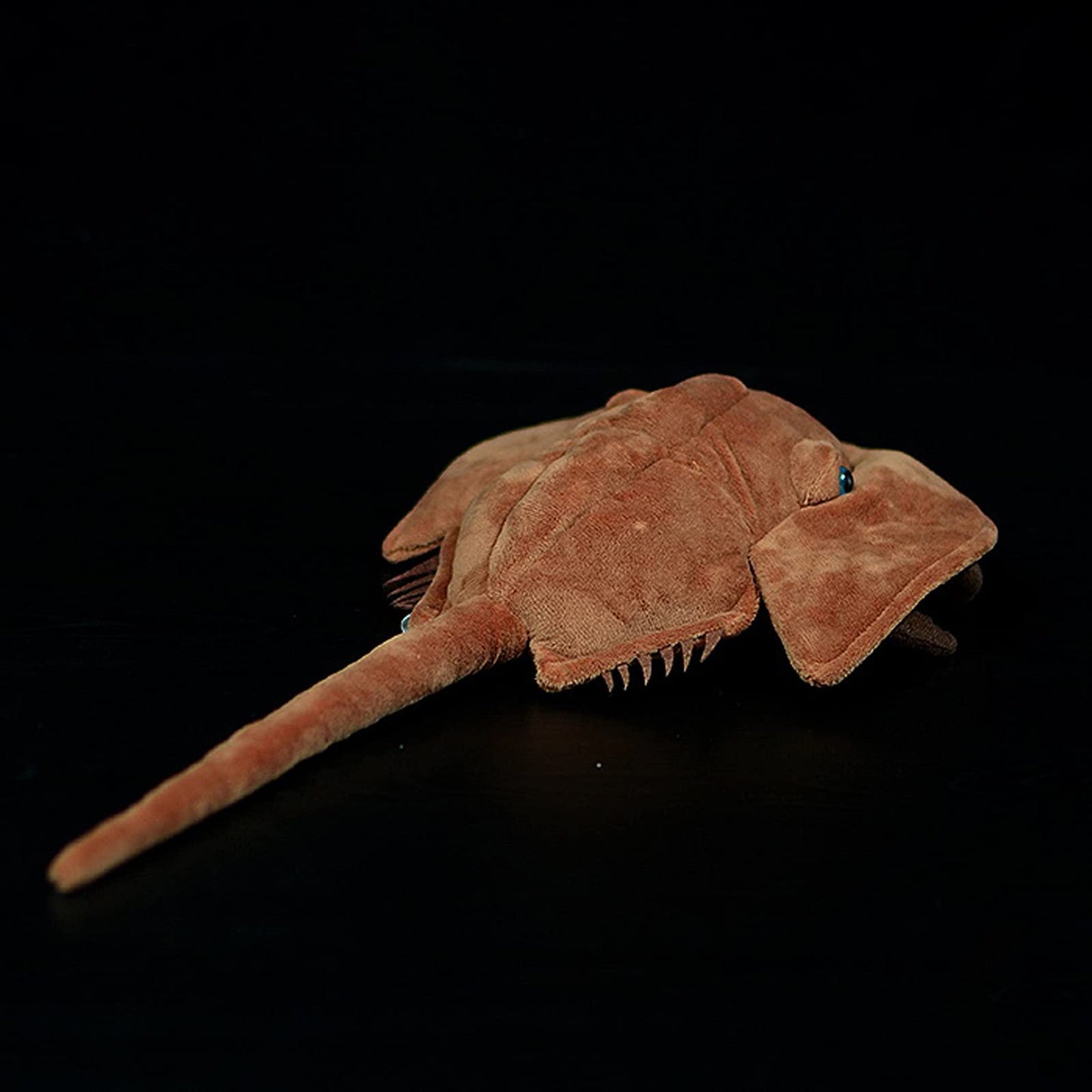 Simulation Tri-Spine Horseshoe Crab Stuffed Plush Toy, Life Lifelike Sea Limulus Animals