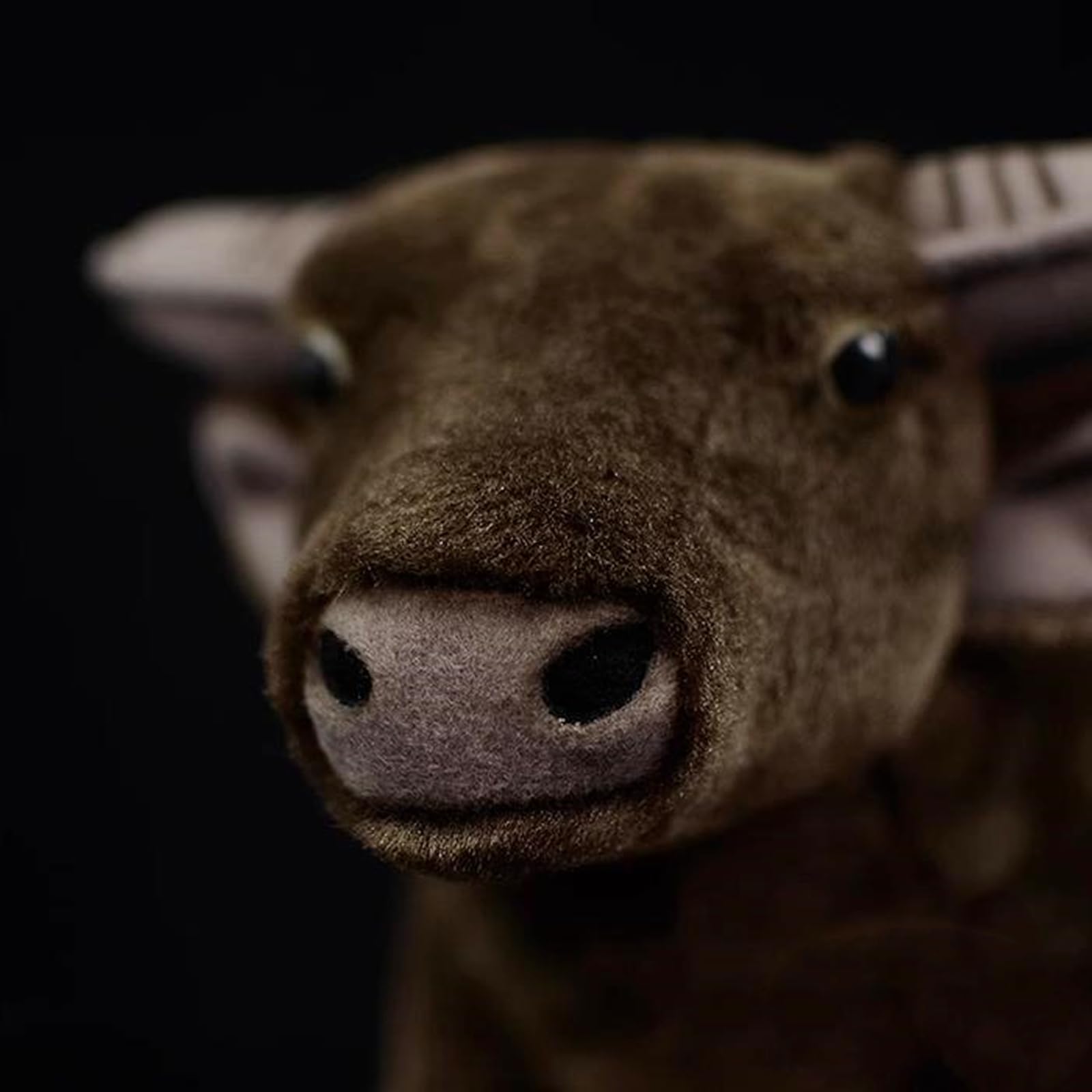 Buffalo Plush Toy, Realistic Buffalo Stuffed Animals, Soft Wild Animals Buffalo Stuffed Toys