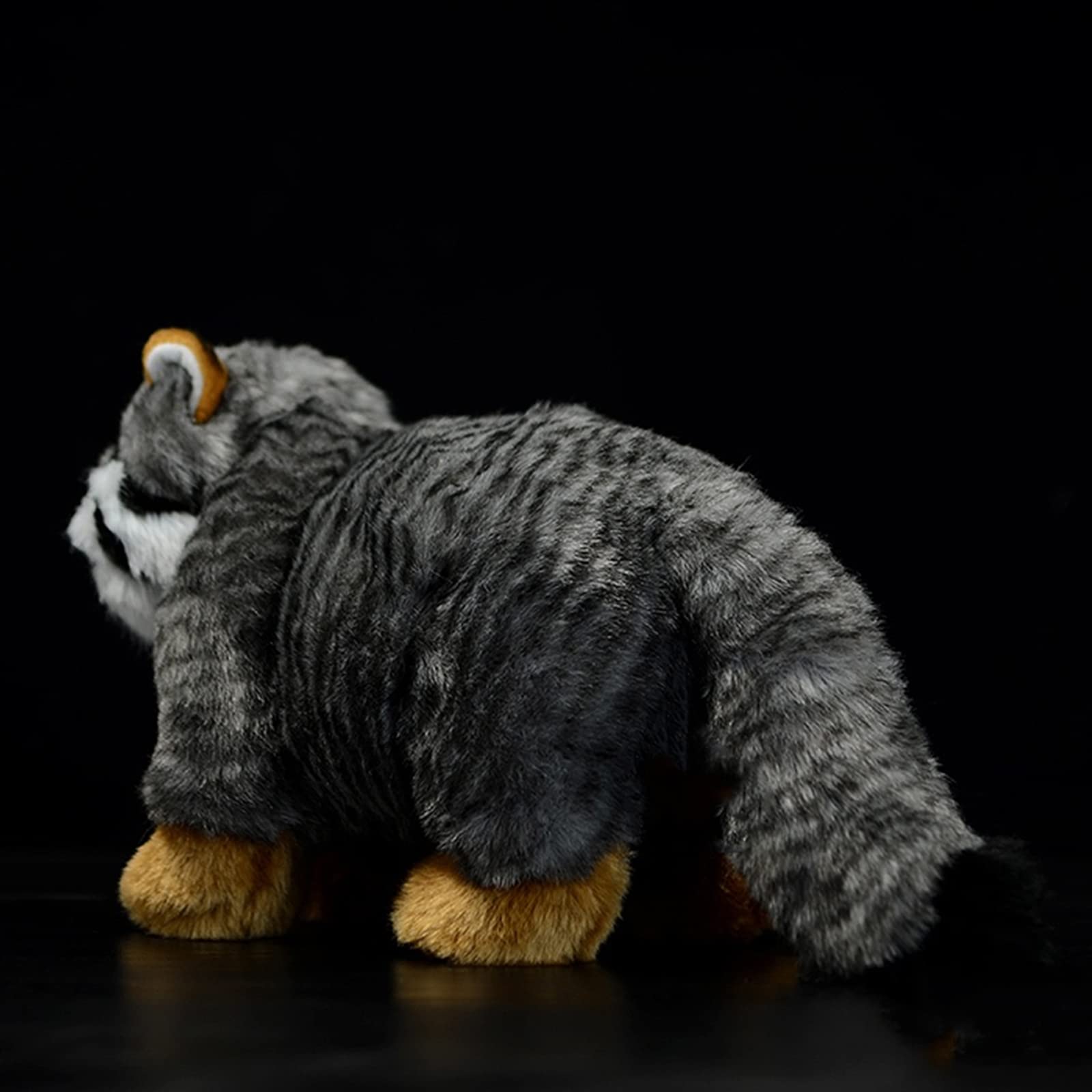 Pallas Cat Plush Toy, Simulation Soft Realistic Gray Pallas's Cat Stuffed Animals