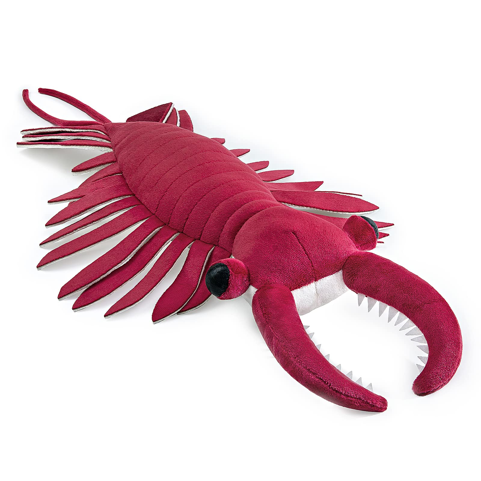 Realistic Anomalocaris Plush Toy - Lifelike 21" Purple Cambrian Ancient Organism Anomalocaris Shrimp Stuffed Animals