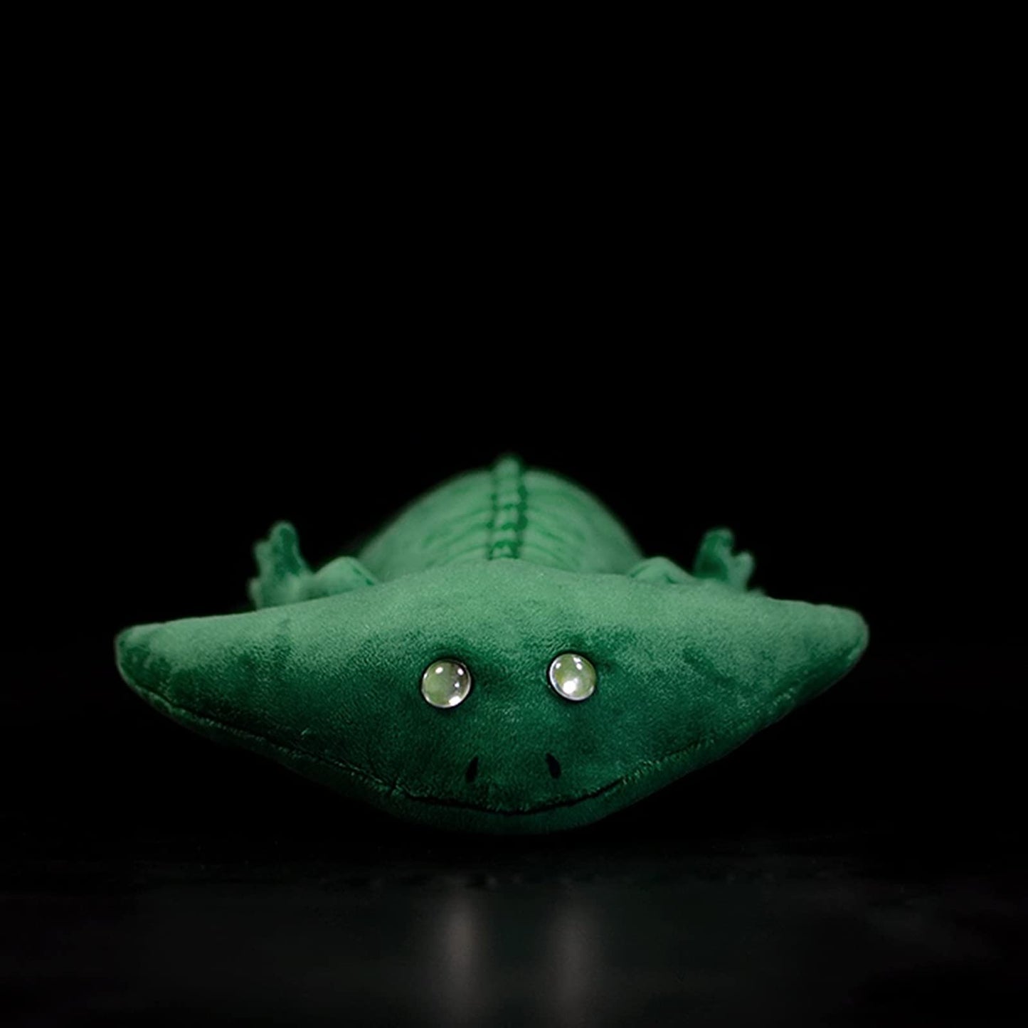 Diplocaulus Axolotl Plush toy, Green Striped Axolotl Stuffed Animal