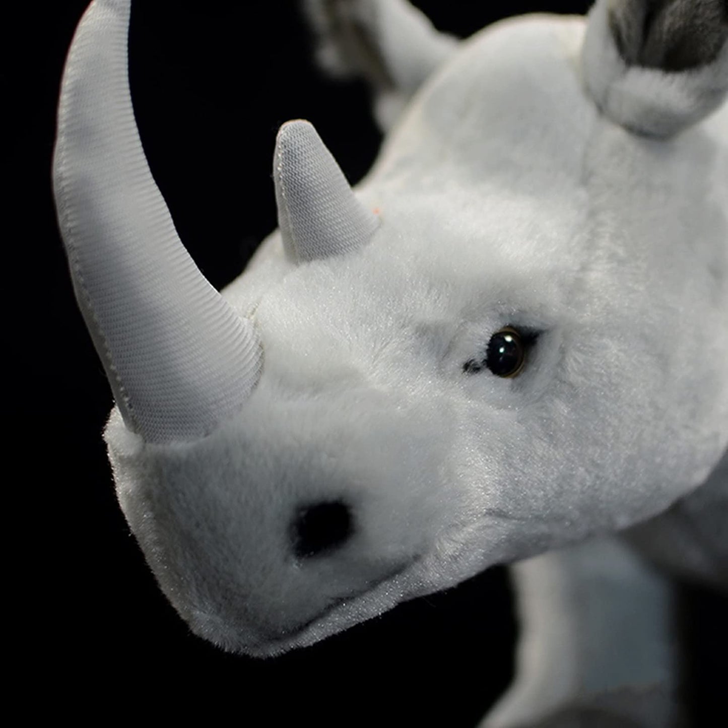 Rhino Plush, Realistic White Rhino Stuffed Animal