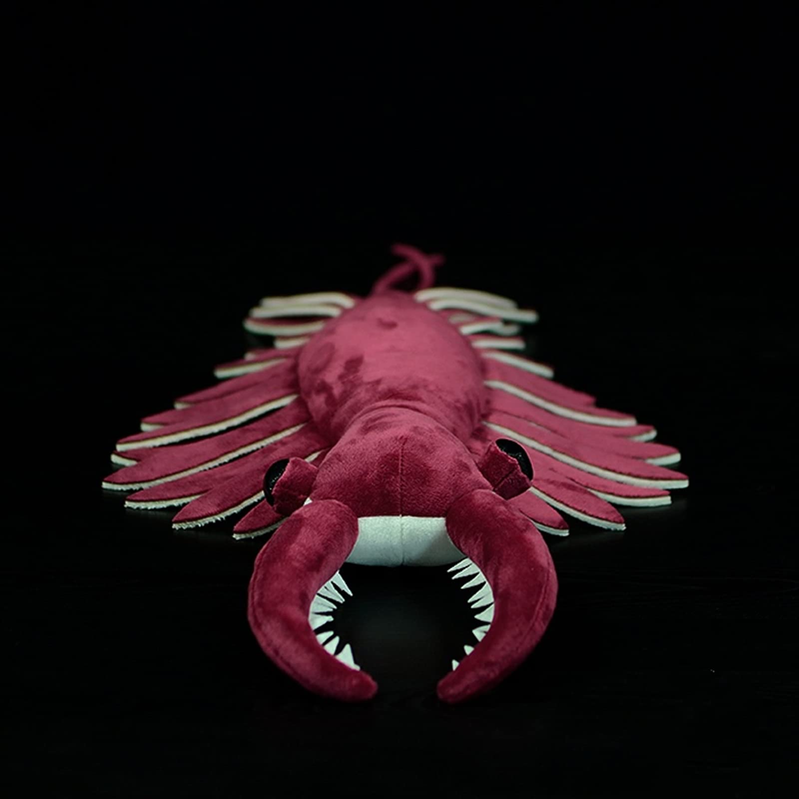 Realistic Anomalocaris Plush Toy - Lifelike 21" Purple Cambrian Ancient Organism Anomalocaris Shrimp Stuffed Animals