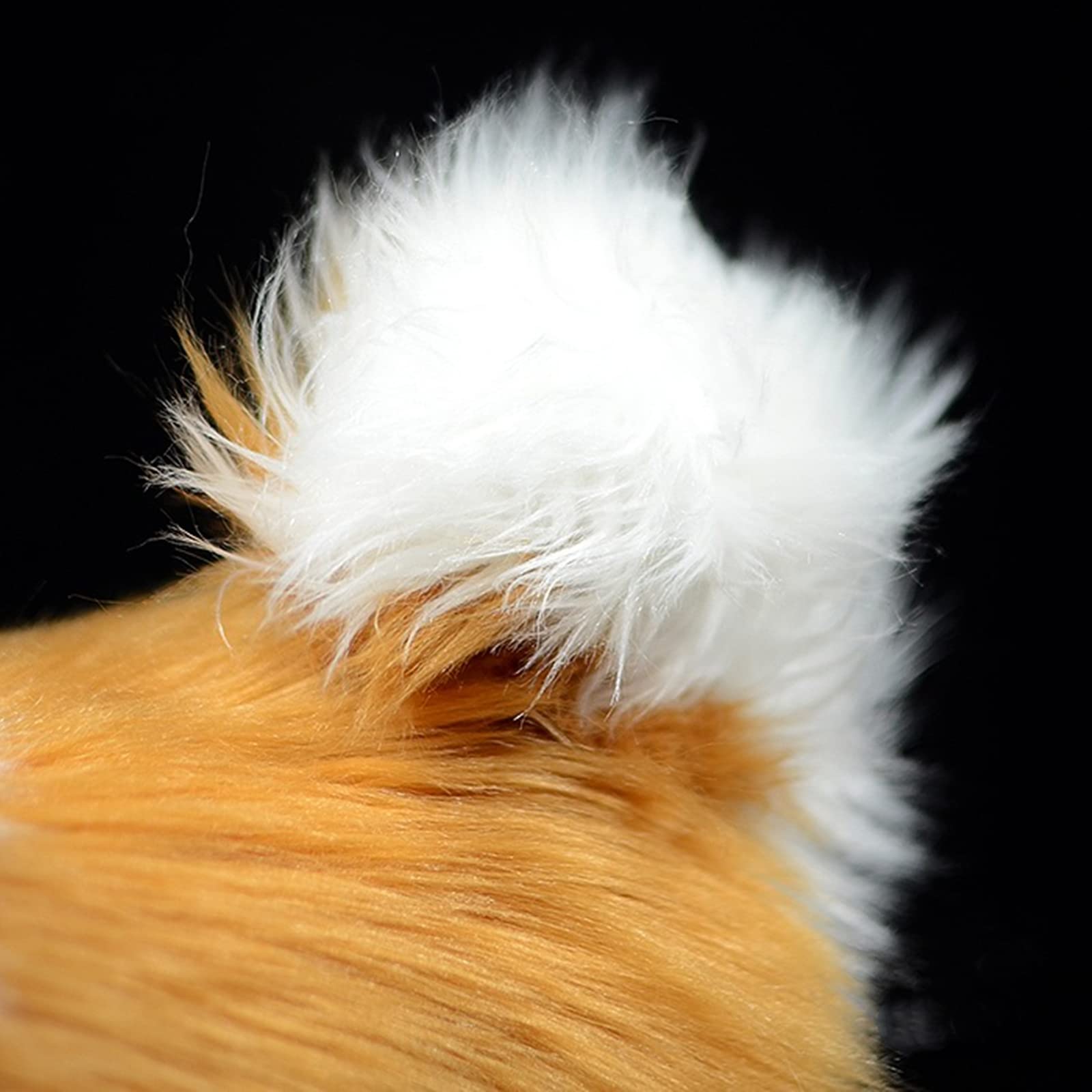 Simulation Pomeranian Plush Toy, Realistic Standing Pomeranian Pet Dog Stuffed Animal Cute Dog Puppy Model Toy