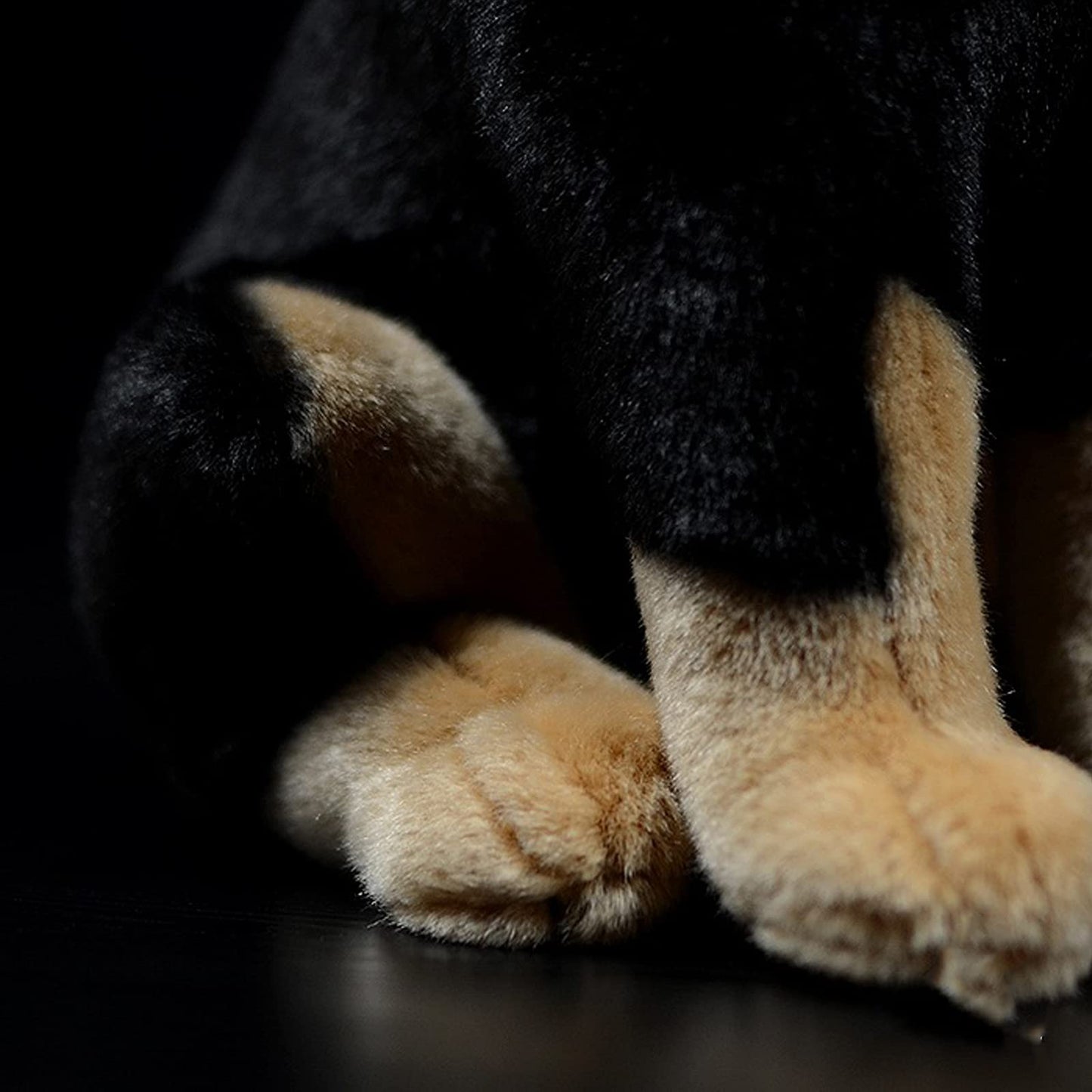 Simulation Dobermann Stofftier Welpe Hund Plüschtier