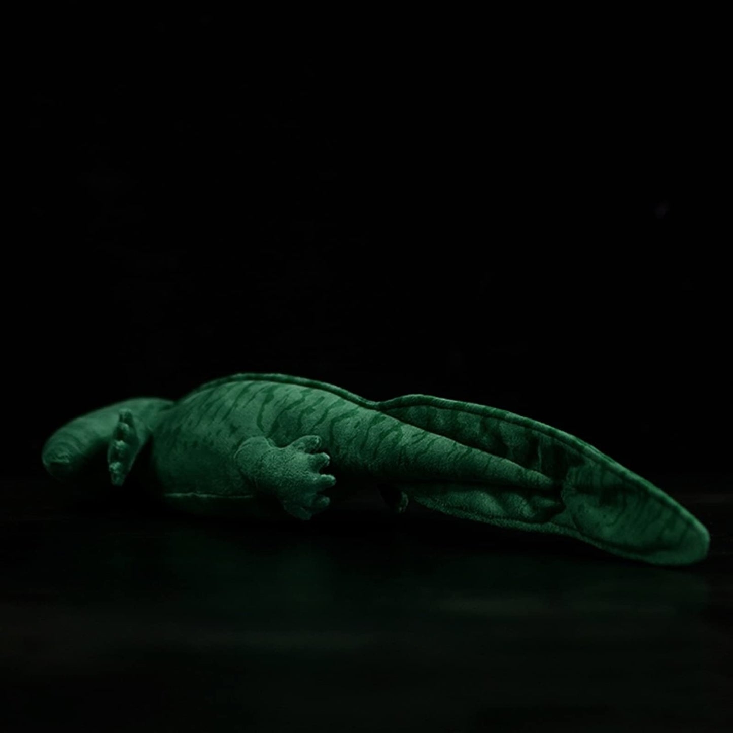 Diplocaulus Axolotl Plush toy, Green Striped Axolotl Stuffed Animal