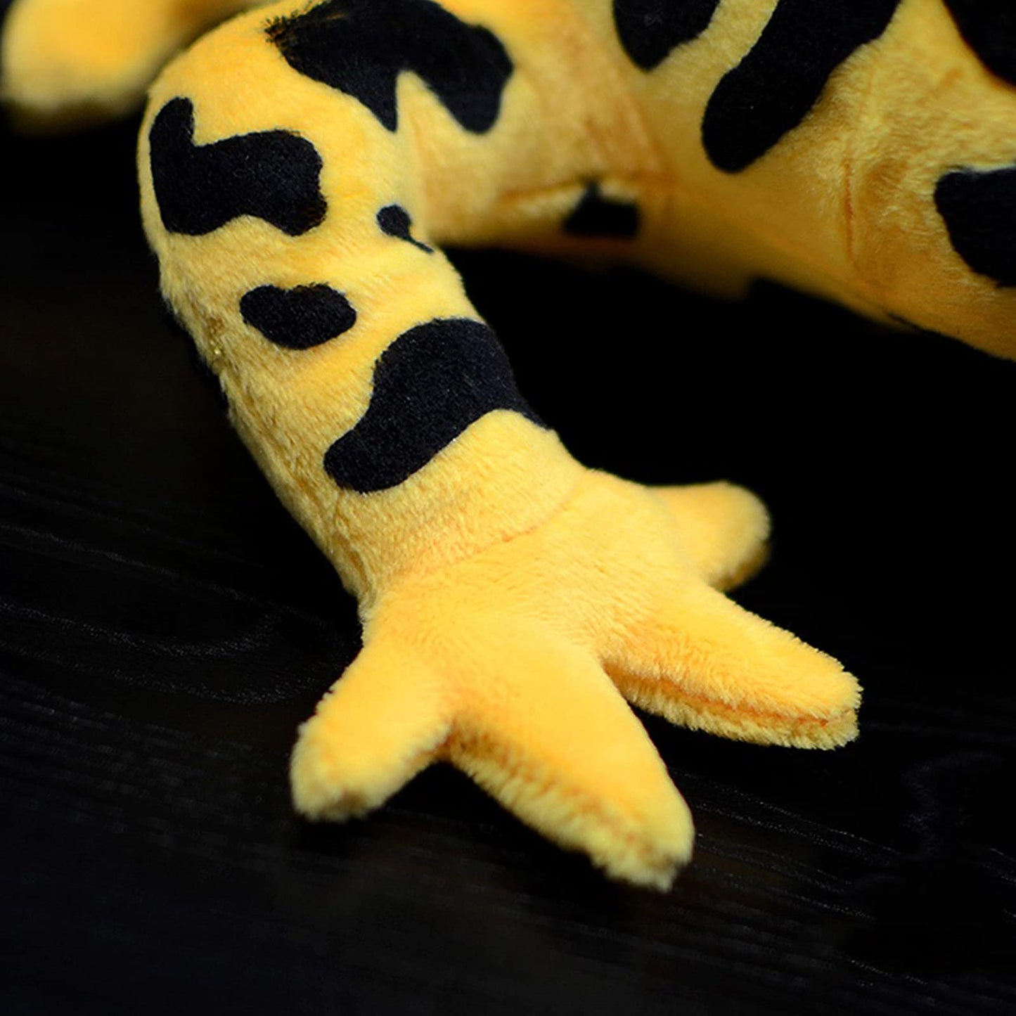 Simulation Yellow Frog Stuffed Plush Toy, Lifelike Wild Animals Poison Dart Poisondartfrog Plushie Toys