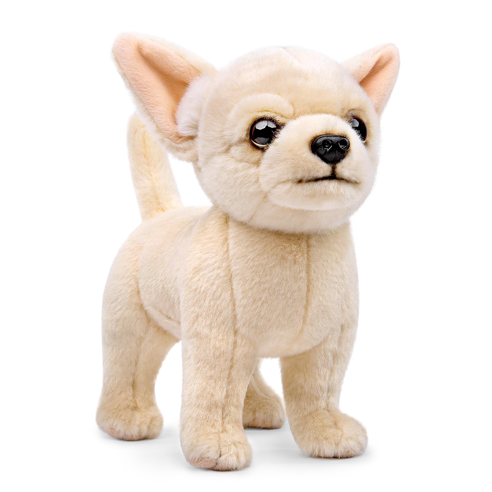 Simulation Chihuahua Dog Stuffed Animal, Cute Chihuahua Dog Plush Toy