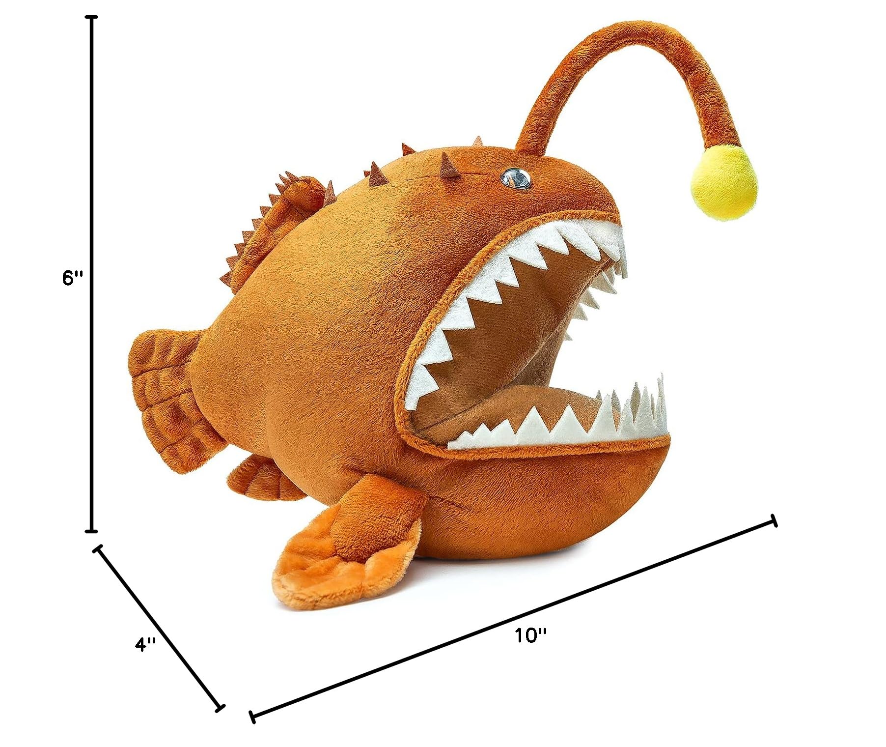 Anglerfish Plush Toy, Cute Anglerfish Creepy Stuffed Animals Toys Sea Life