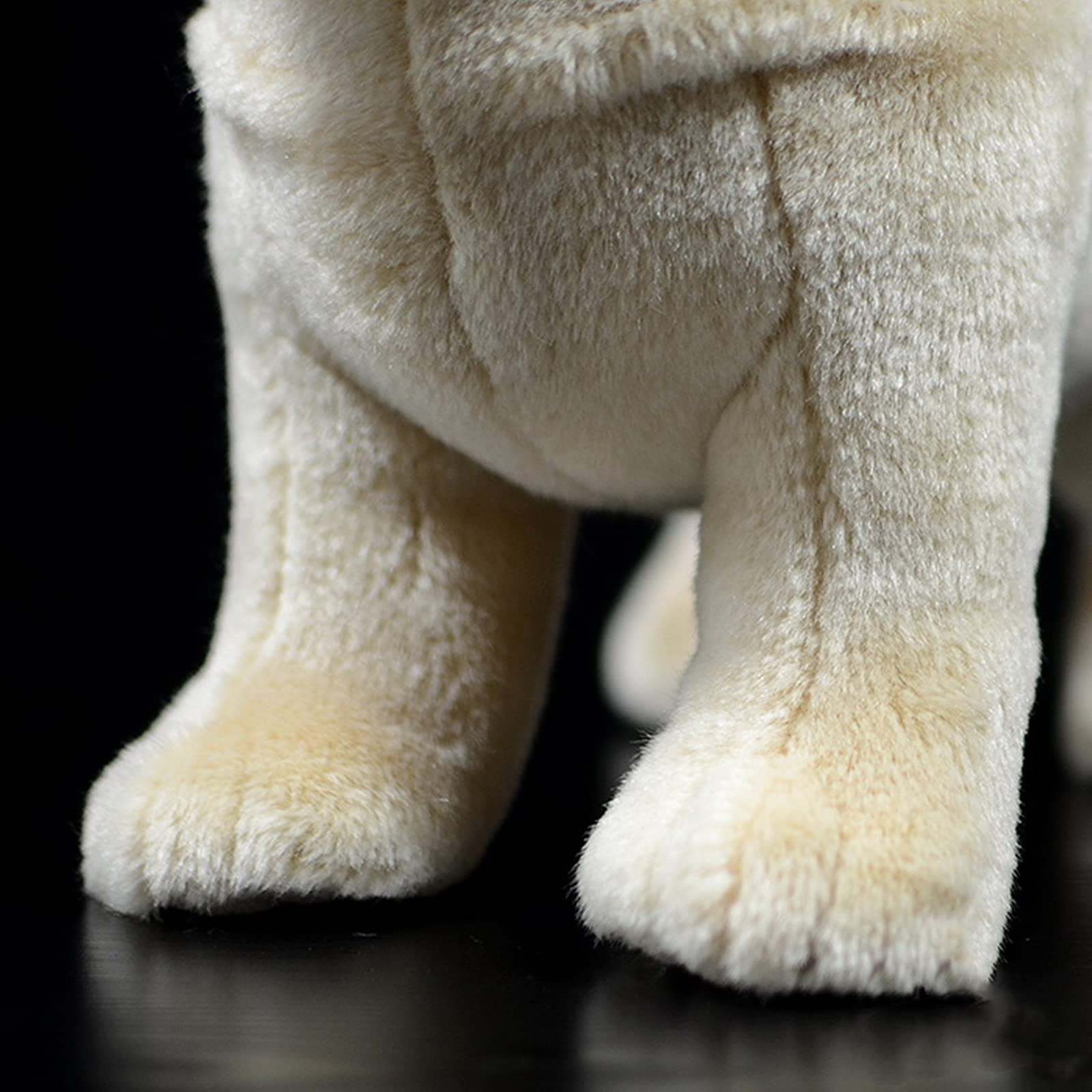 Pug Plush Toy, Realistic Standing Pug Dog Stuffed Animal